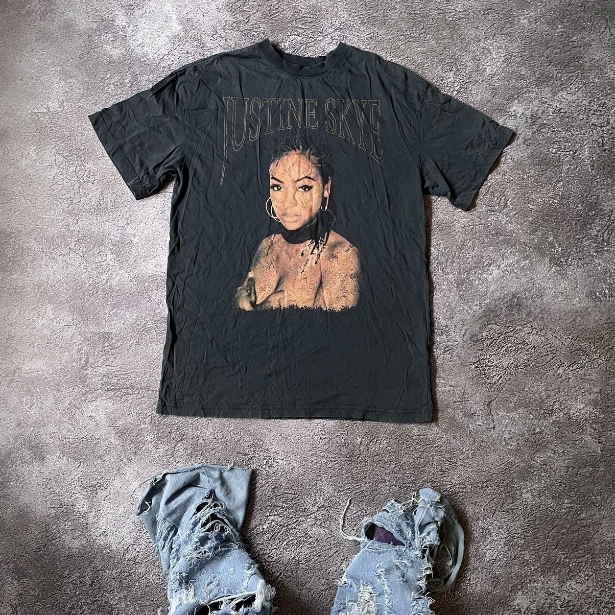 Vintage Vintage Y2K Justine Skye Graphic Tee Sun Faded Swag Baggy L Size US L / EU 52-54 / 3 - 2 Thumbnail