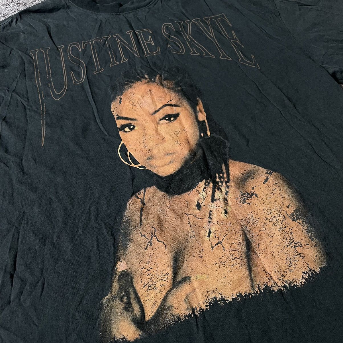 Vintage Vintage Y2K Justine Skye Graphic Tee Sun Faded Swag Baggy L Size US L / EU 52-54 / 3 - 6 Thumbnail