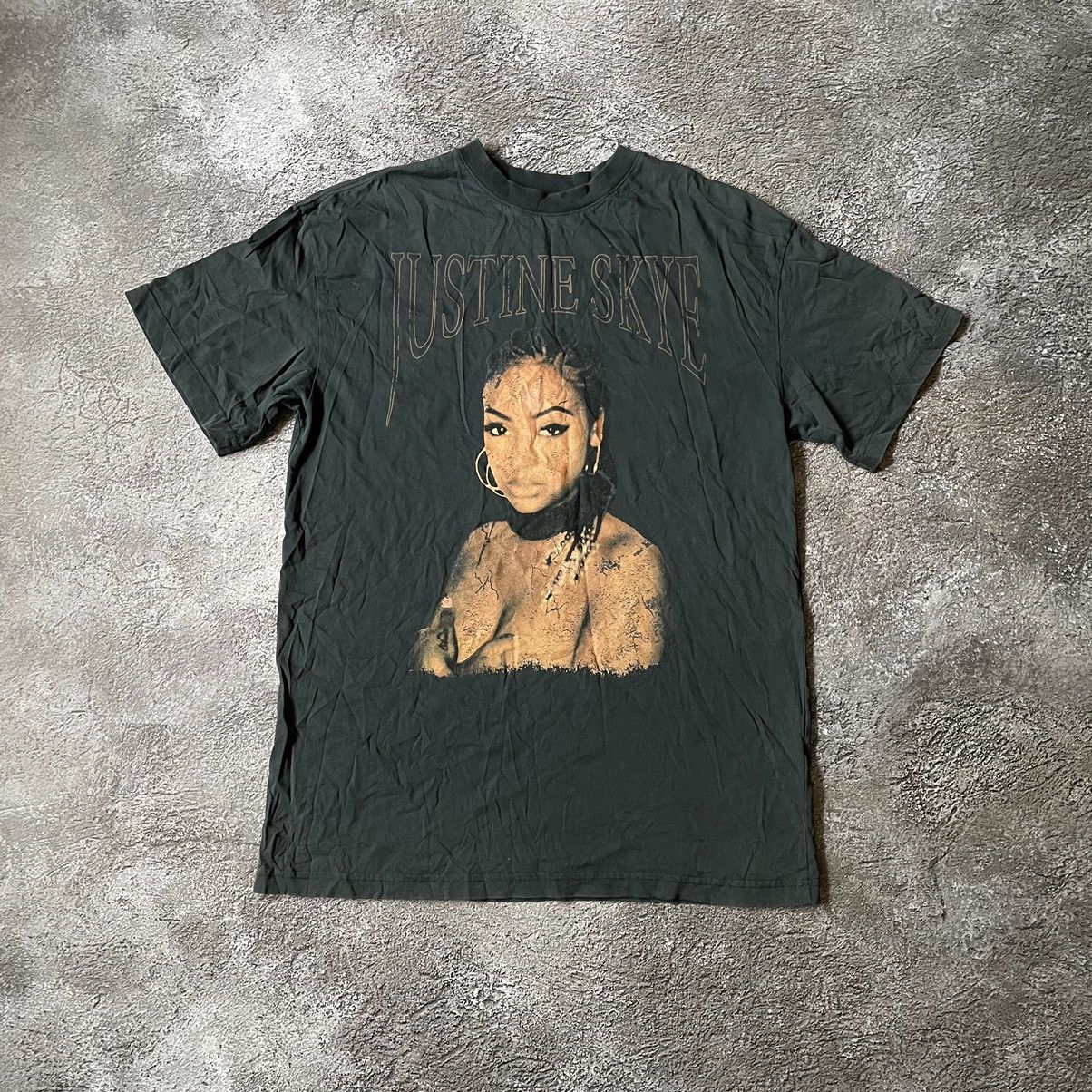 Vintage Vintage Y2K Justine Skye Graphic Tee Sun Faded Swag Baggy L Size US L / EU 52-54 / 3 - 3 Thumbnail