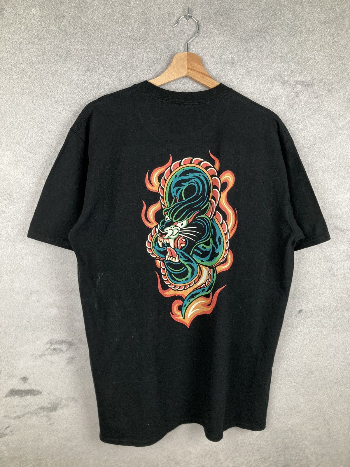 Vintage Vintage Tattoo Graphic T shirt y2k Hobojack Rare Size US L / EU 52-54 / 3 - 3 Thumbnail