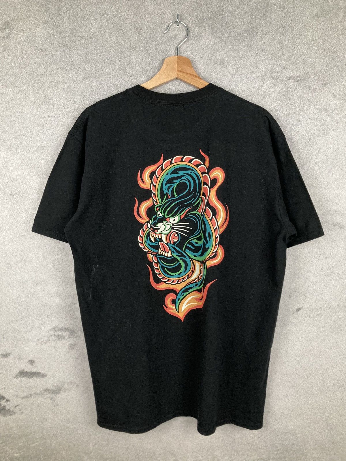 Vintage Vintage Tattoo Graphic T shirt y2k Hobojack Rare Size US L / EU 52-54 / 3 - 1 Thumbnail