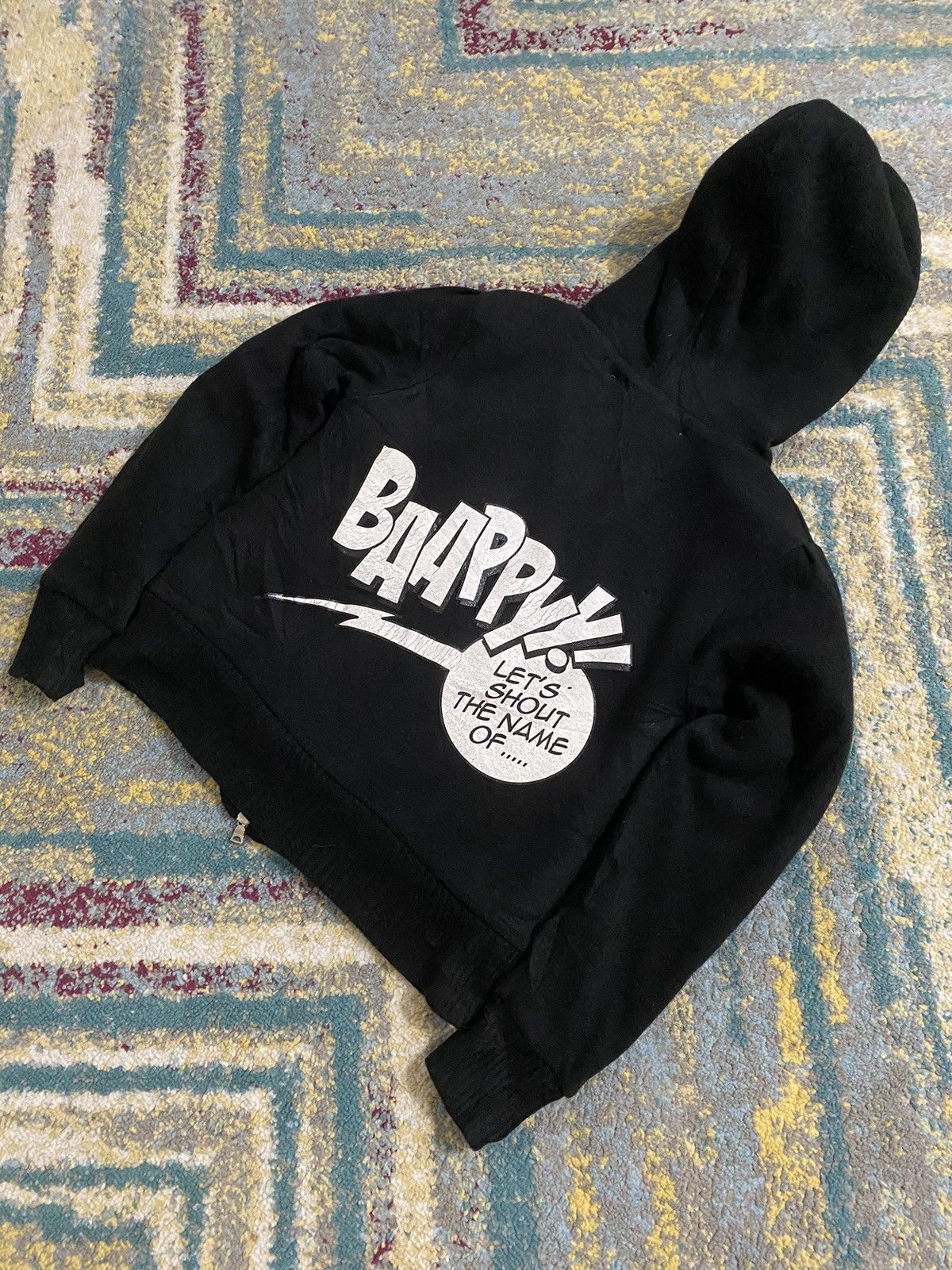 Bape Bapy ‘ This Is Short ‘ BAAPPYY!! Wool Hoodie Cropped Jacket Size XS / US 0-2 / IT 36-38 - 1 Thumbnail