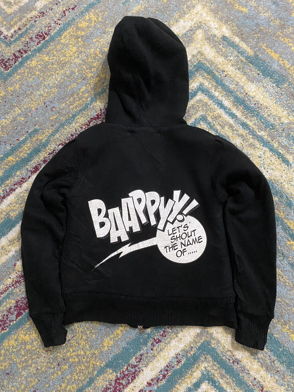 Bape Bapy ‘ This Is Short ‘ BAAPPYY!! Wool Hoodie Cropped Jacket Size XS / US 0-2 / IT 36-38 - 5 Thumbnail