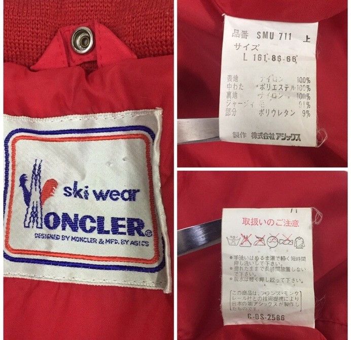 Moncler VINTAGE 90s MONCLER SKI WEAR BY ASICS LOGO JACKET Size US M / EU 48-50 / 2 - 5 Thumbnail