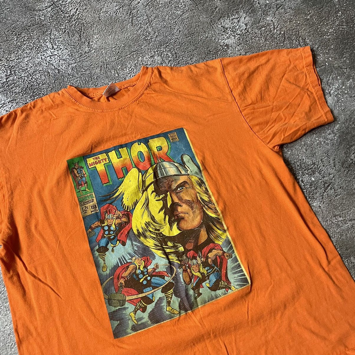 Cartoon Network Vintage Y2K ADULT “ THOR FACE MARVEL HEROES “ FUNNY BuyTee Size US L / EU 52-54 / 3 - 5 Thumbnail
