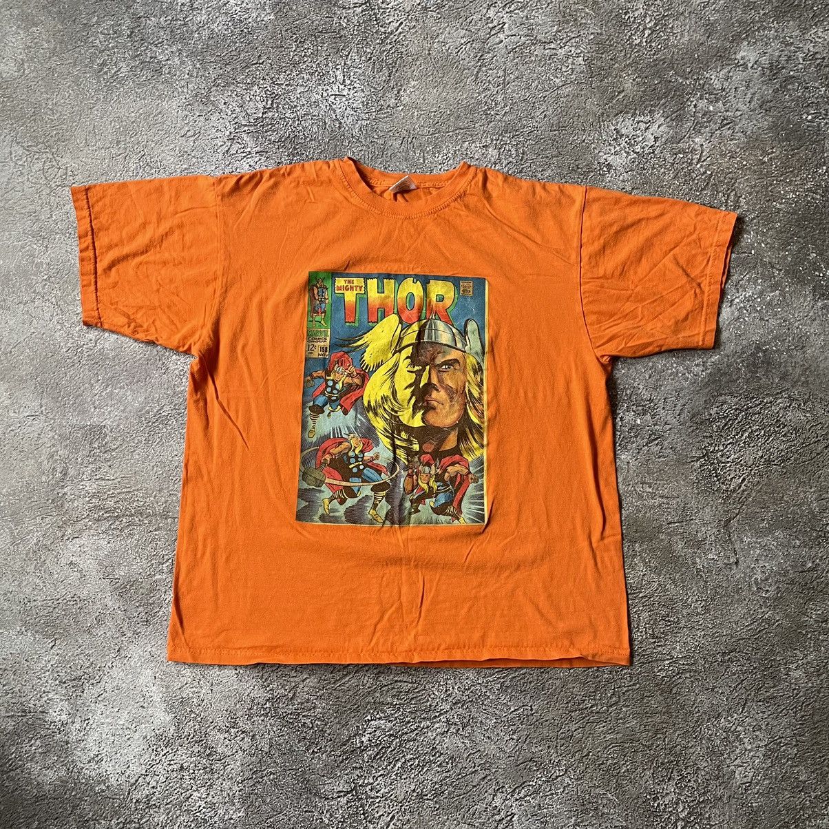 Cartoon Network Vintage Y2K ADULT “ THOR FACE MARVEL HEROES “ FUNNY BuyTee Size US L / EU 52-54 / 3 - 2 Thumbnail