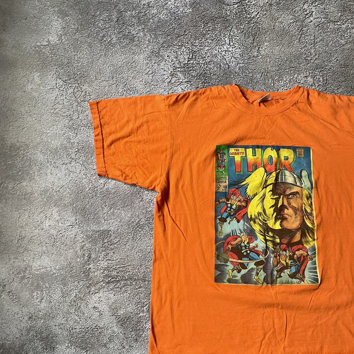 Cartoon Network Vintage Y2K ADULT “ THOR FACE MARVEL HEROES “ FUNNY BuyTee Size US L / EU 52-54 / 3 - 4 Thumbnail