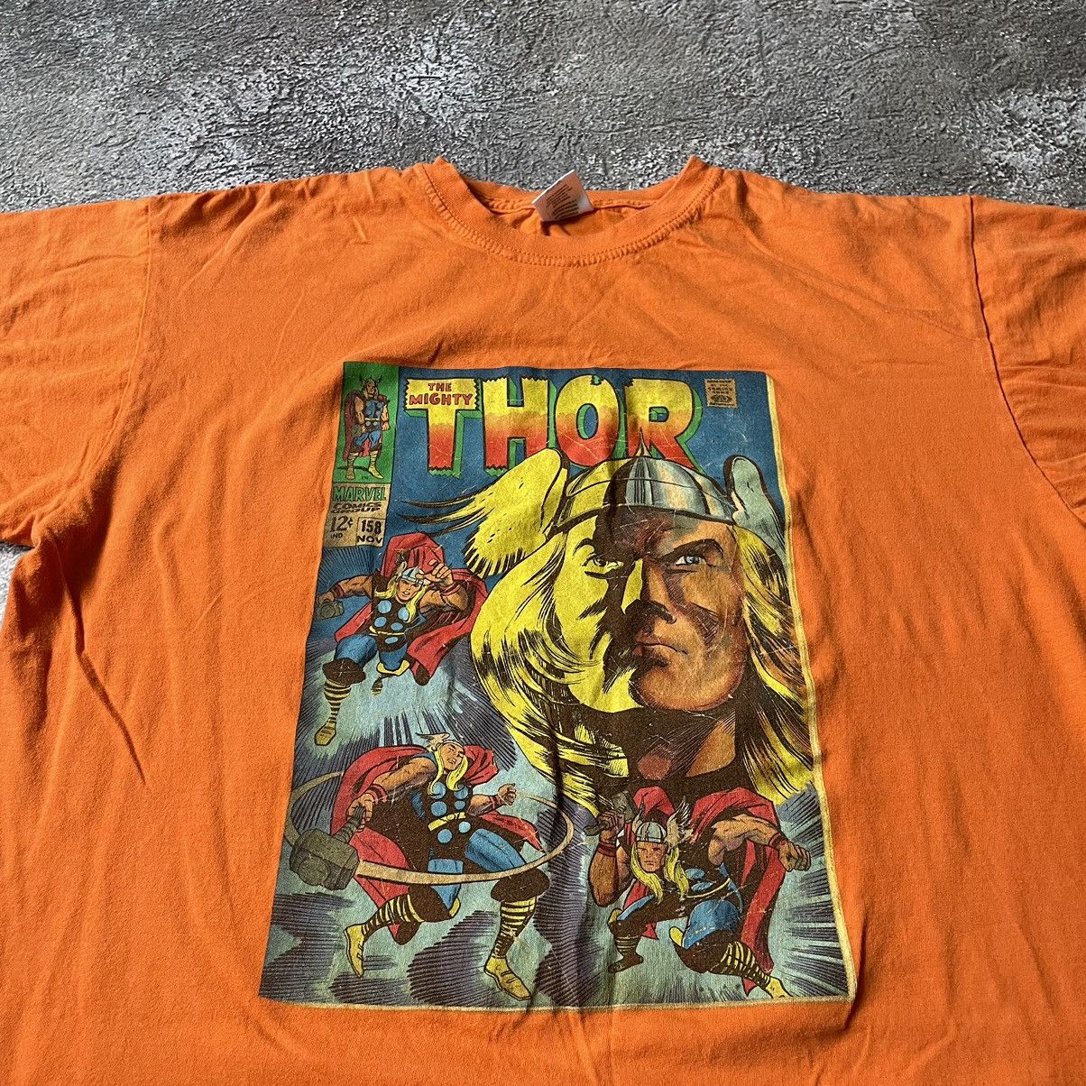 Cartoon Network Vintage Y2K ADULT “ THOR FACE MARVEL HEROES “ FUNNY BuyTee Size US L / EU 52-54 / 3 - 6 Thumbnail