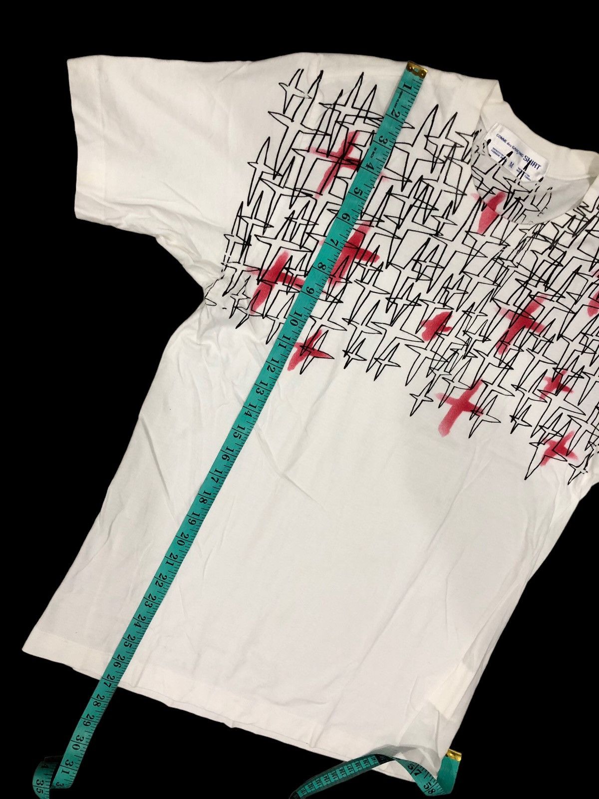 Comme des Garcons × Japanese Brand COMME DES GARÇONS SHIRT OVERPRINT T-SHIRT Size US M / EU 48-50 / 2 - 8 Thumbnail