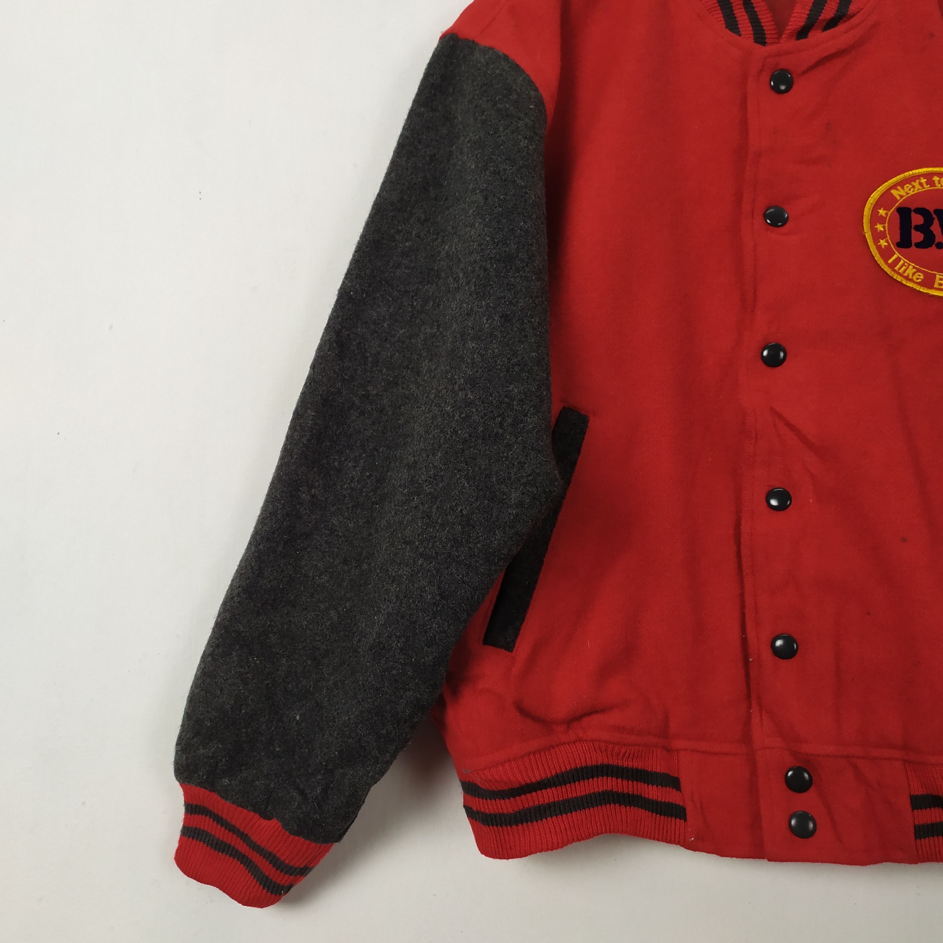 Japanese Brand Vintage B.V.D Wool Varsity jacket Size US M / EU 48-50 / 2 - 4 Thumbnail