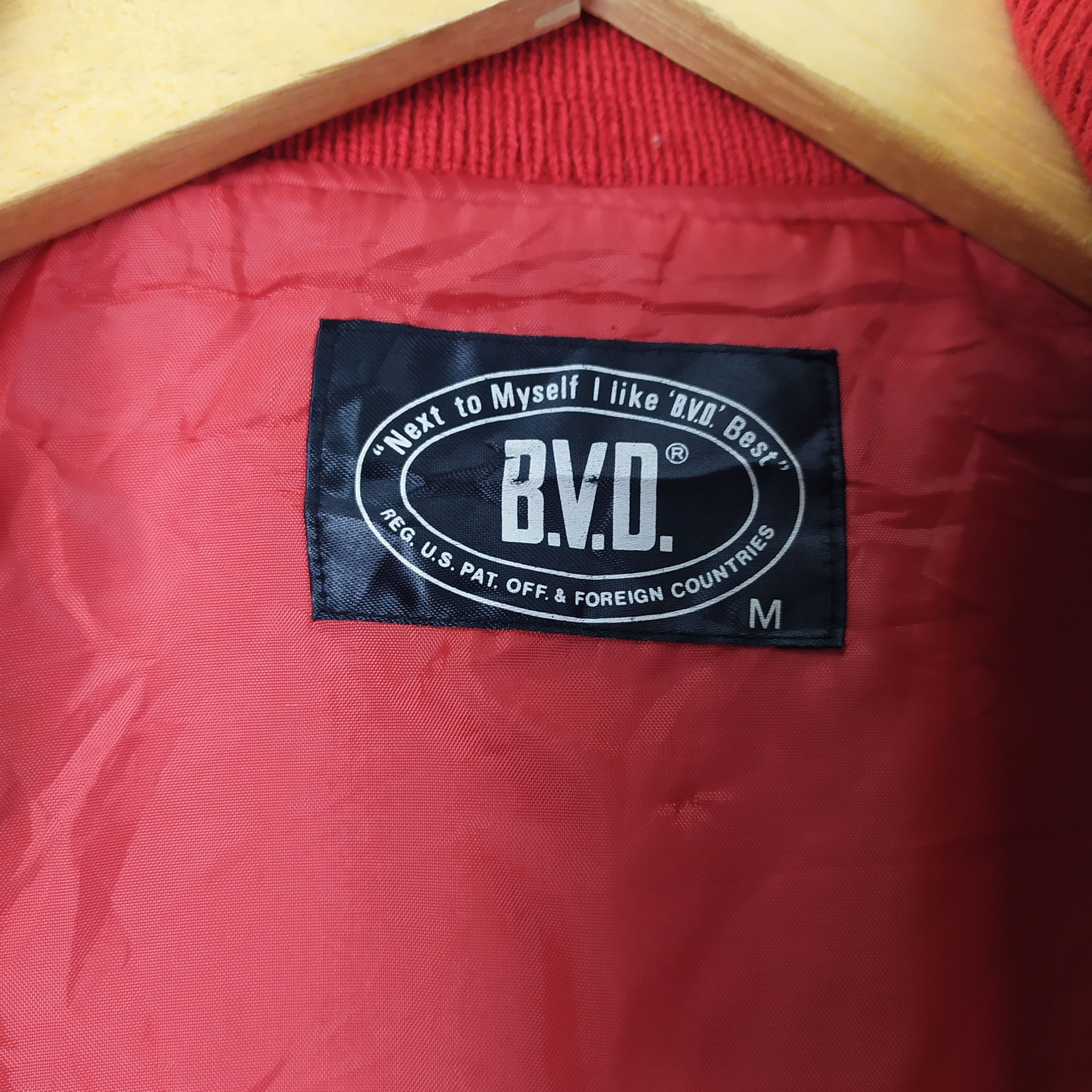 Japanese Brand Vintage B.V.D Wool Varsity jacket Size US M / EU 48-50 / 2 - 11 Thumbnail