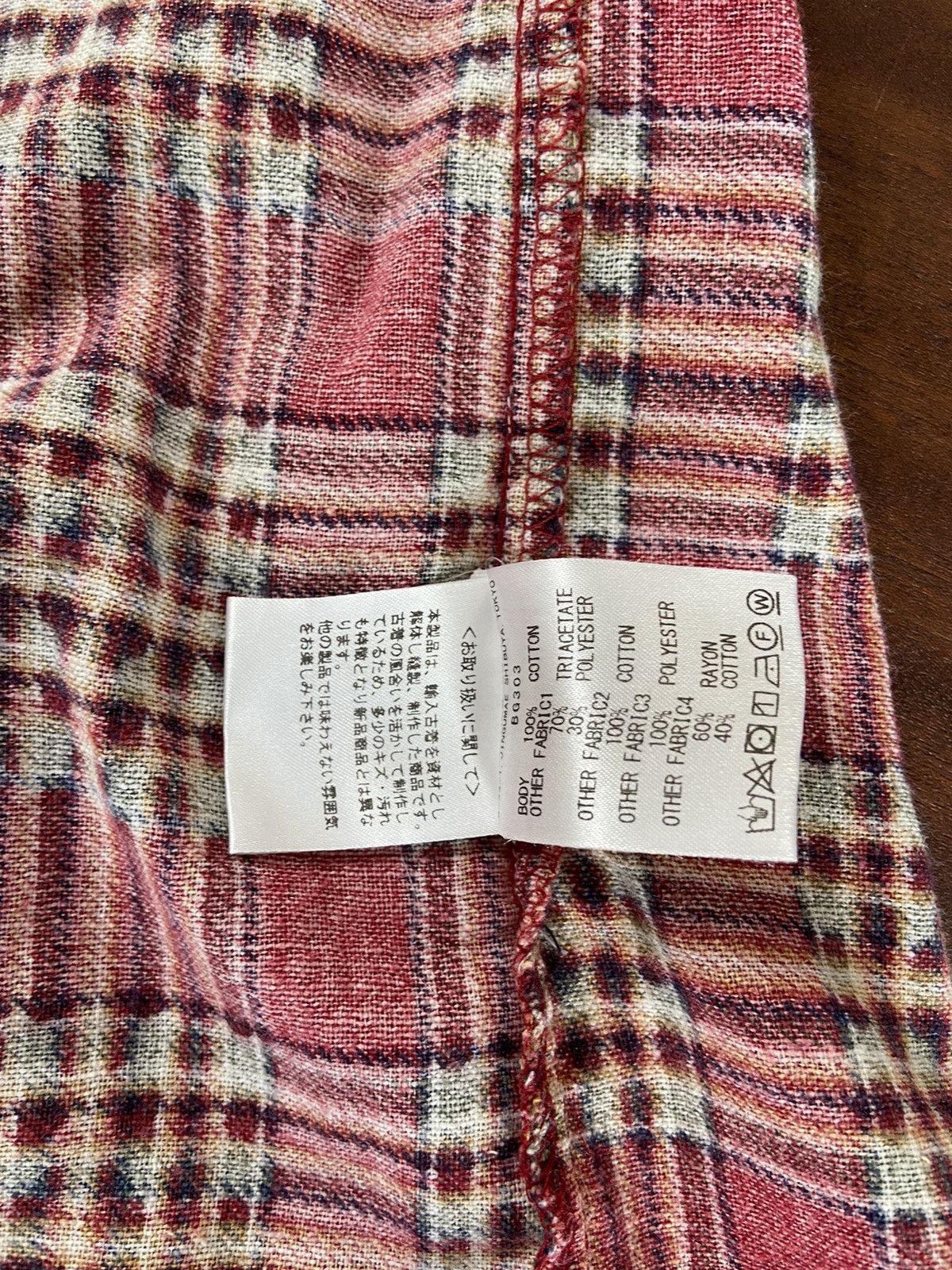Needles 7 cut rebuild by Needles Flannel Size US M / EU 48-50 / 2 - 11 Thumbnail
