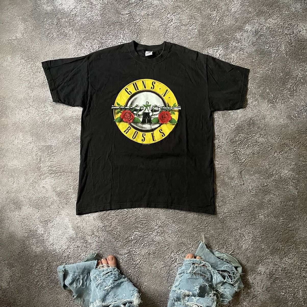Band Tees Vintage GUNS ROSES RAIN Face Blood DEAD Creepy Horror Tee Size US M / EU 48-50 / 2 - 1 Thumbnail