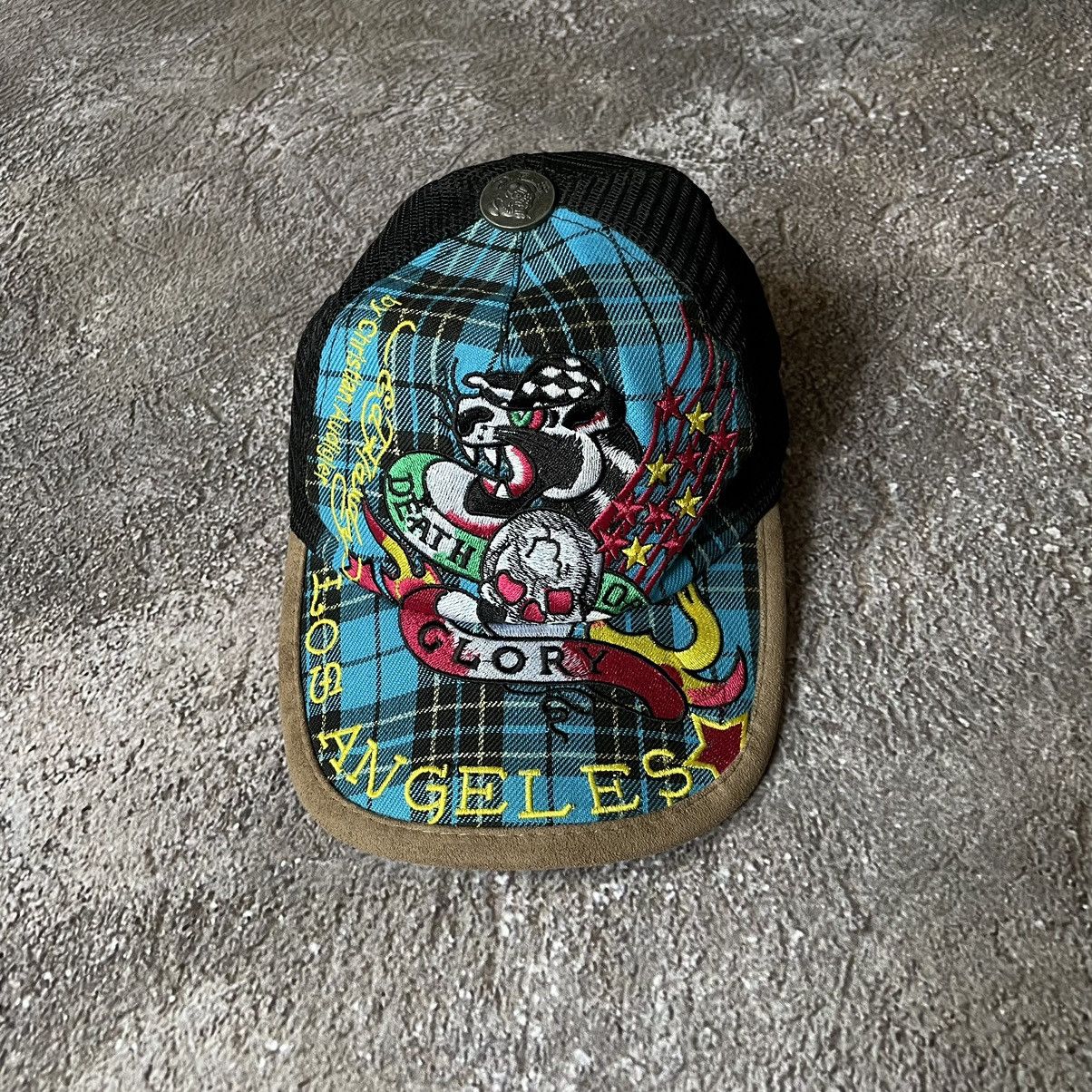 Ed Hardy Vintage Y2K Ed Hardy Cristian Audigier Buymypiece Hat Cap Size ONE SIZE - 2 Thumbnail
