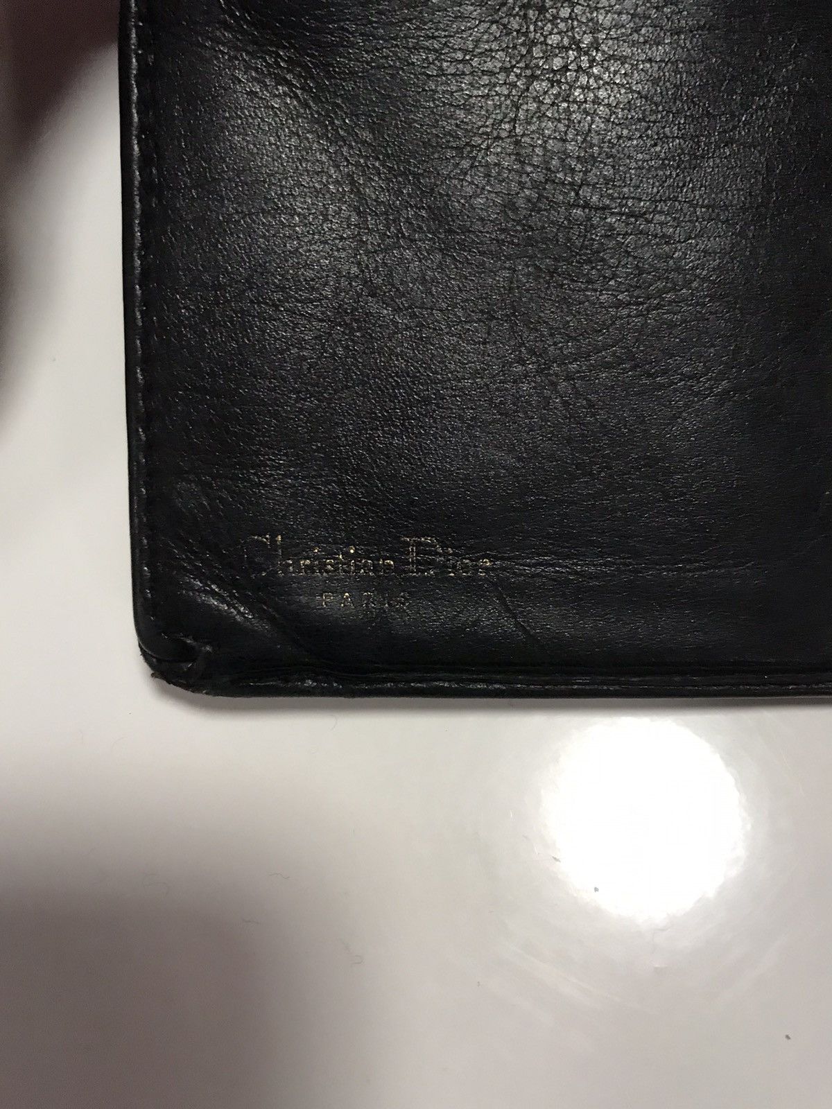 Christian Dior Monsieur CHISTIAN DIOR BLACK LEATHER LONG WALLET SPAIN Size ONE SIZE - 2 Thumbnail