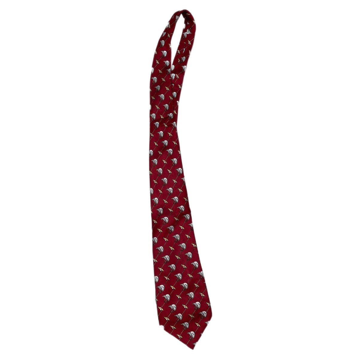 Gucci 100% Silk Helmut Tie Vintage