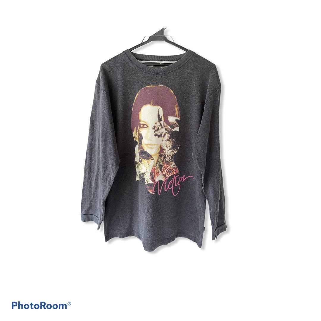 Japanese Brand VINTAGE VICTIM BLACK SIZE XL LONG SLEEVE JAPAN Size US XL / EU 56 / 4 - 1 Thumbnail