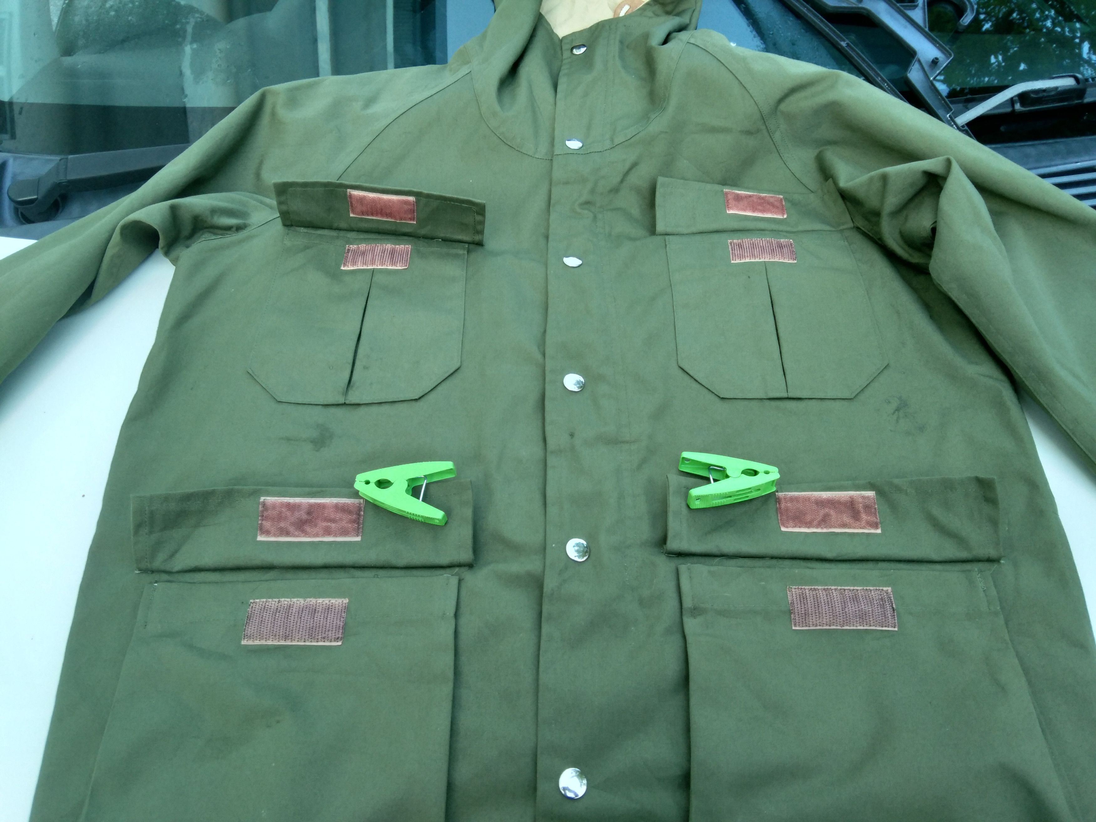 Japanese Brand MILITARYSTYLE OG-107 HOODIEJACKET with BACK ZIPPER POCKET Size US L / EU 52-54 / 3 - 4 Thumbnail
