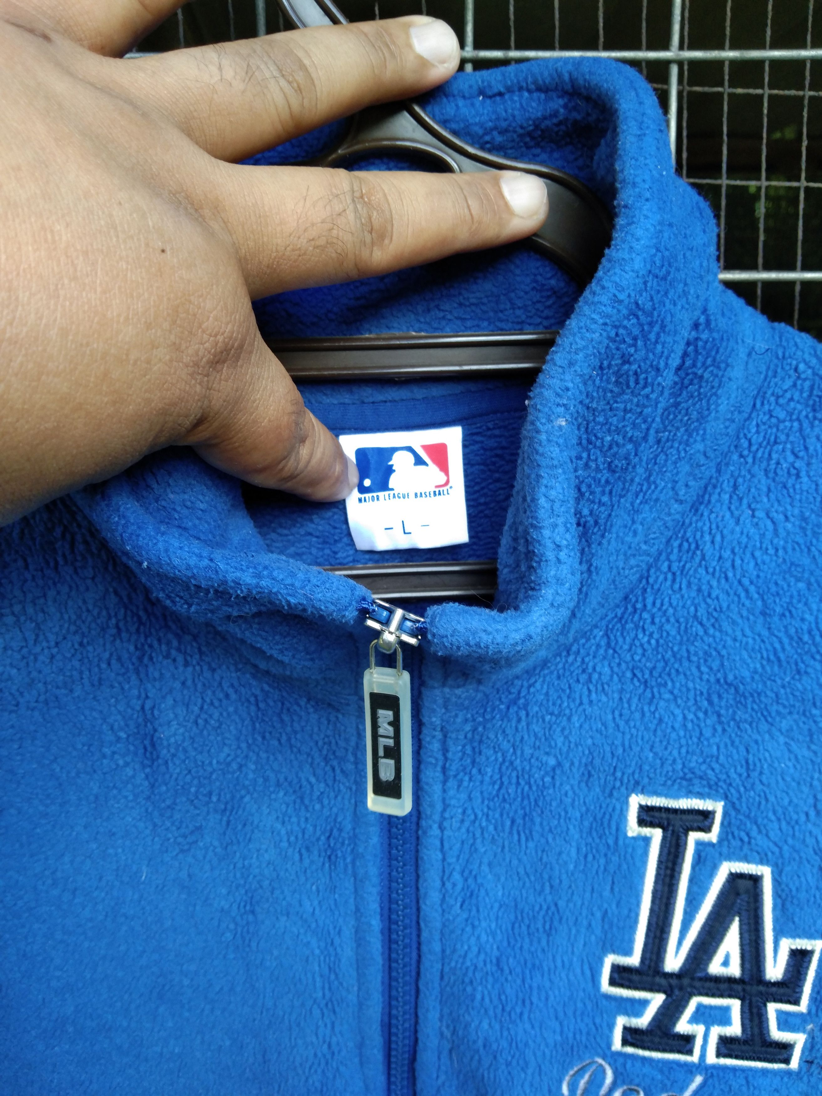 MLB × Uniqlo LA DODGERS X UNIQLO HALF ZIPPER FLEECE SWEATSHIRT Size US L / EU 52-54 / 3 - 3 Thumbnail