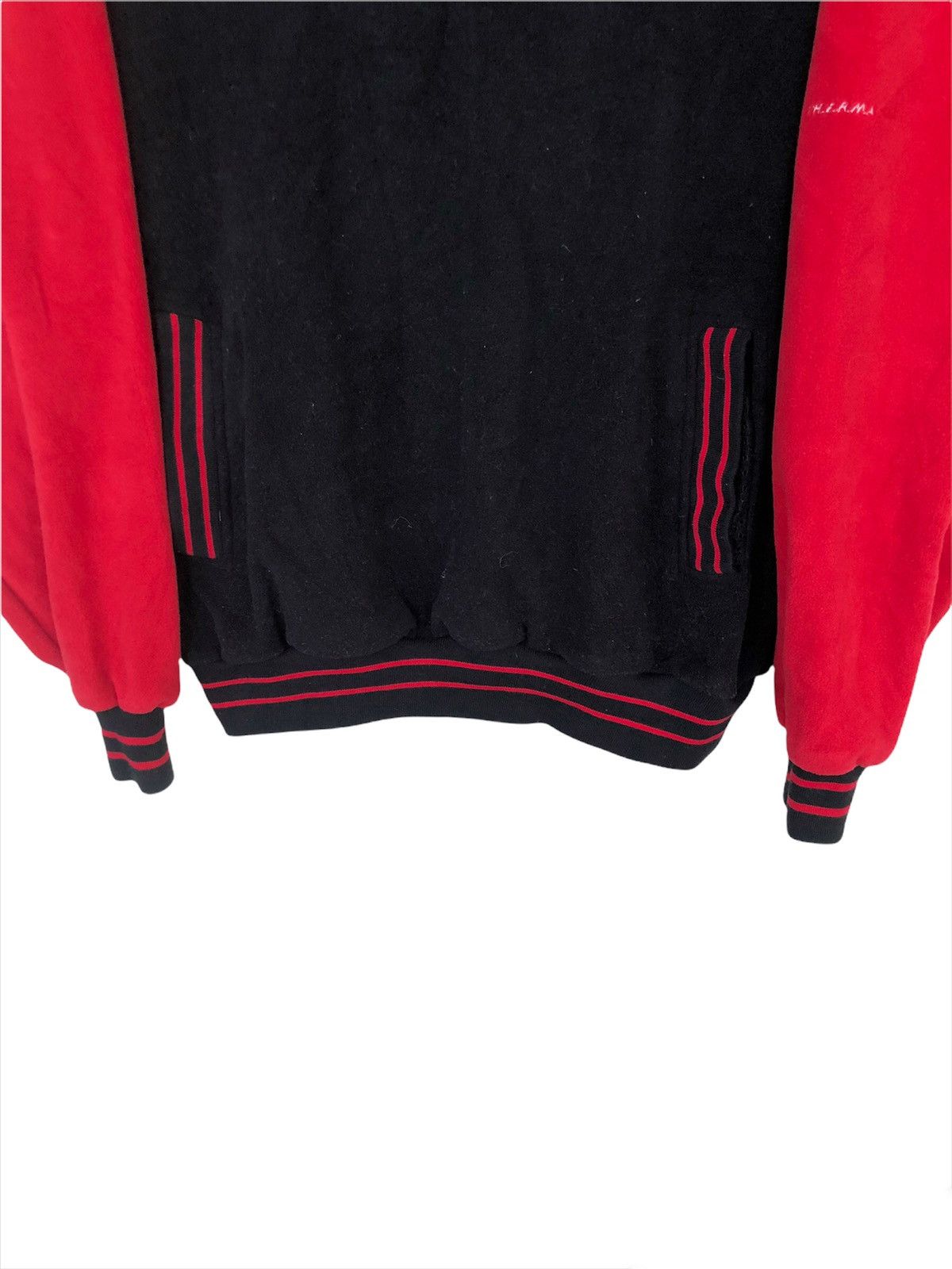 Nike SICK🔥80s Nike 🇺🇸 Swoosh Therma Fit Varsity Jacket Size US XL / EU 56 / 4 - 5 Thumbnail