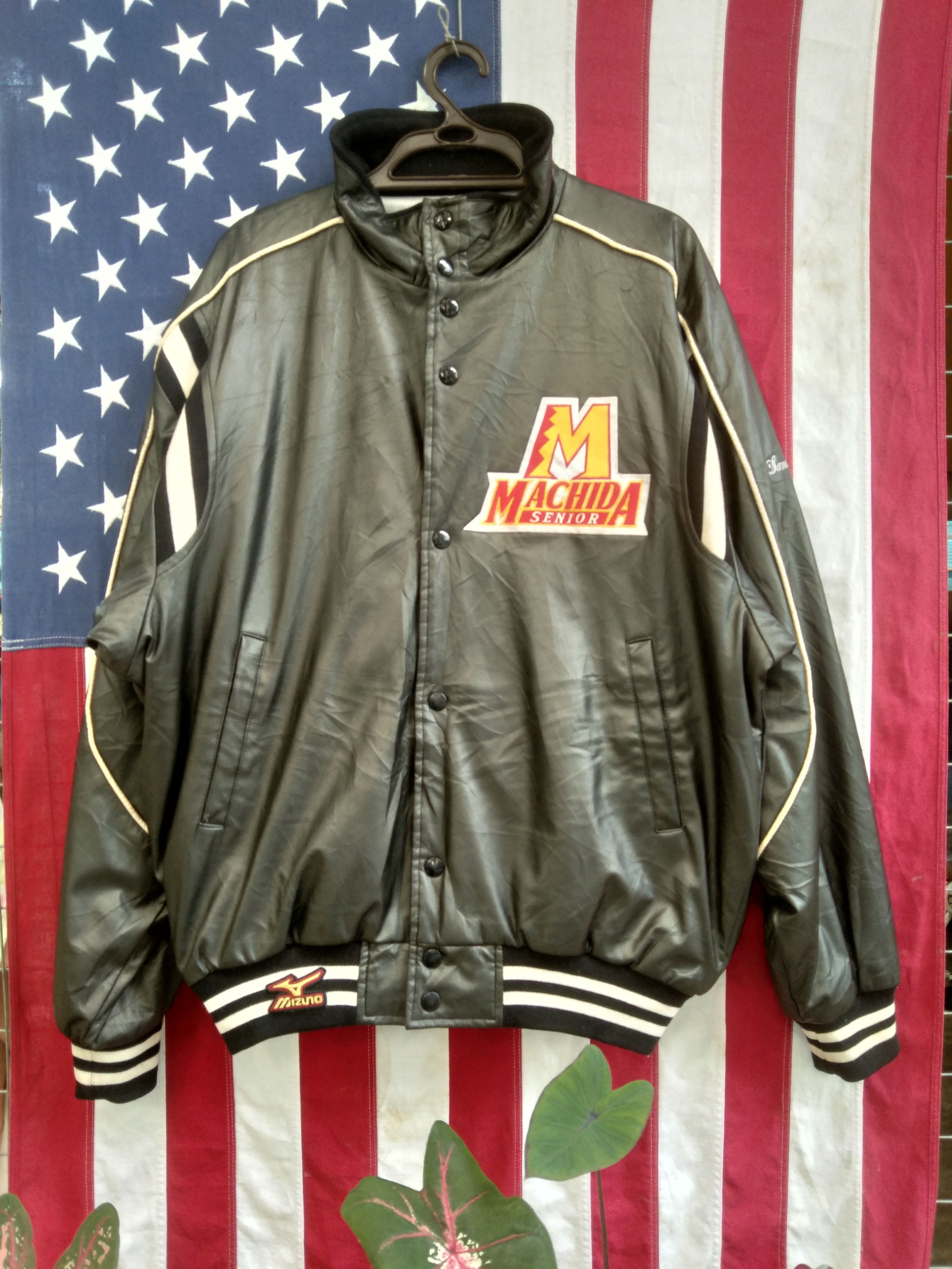 Mizuno VINTAGE MIZUNO MACHIDA SENIOR VARSITY JACKET Size US L / EU 52-54 / 3 - 1 Thumbnail