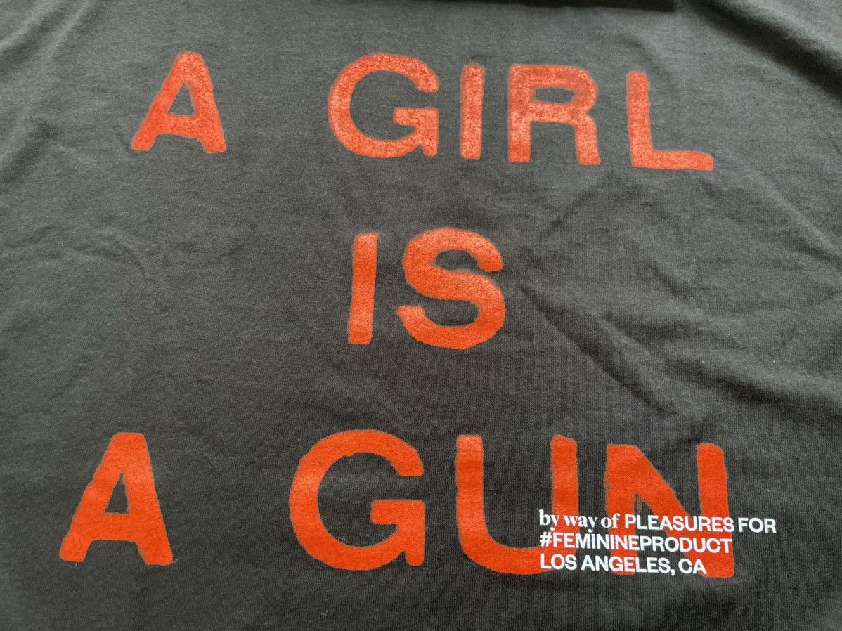 Pleasures 2XL XXL Black A Girl is A Gun Tee Shirt Merch Joy Red Band Size US XXL / EU 58 / 5 - 8 Thumbnail