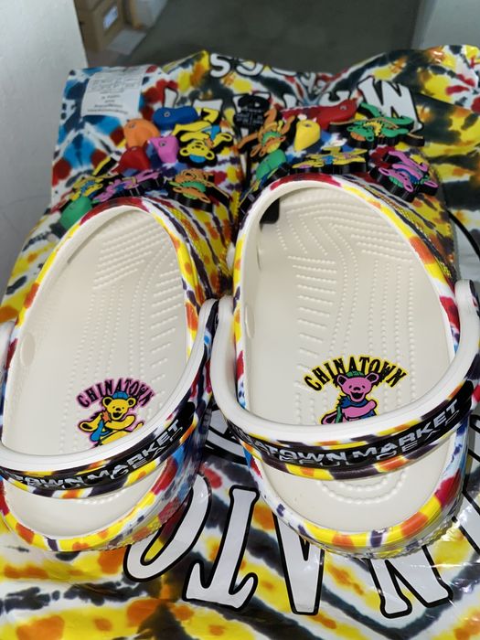 mens crocs shoes chinatown market x crocs grateful dead
