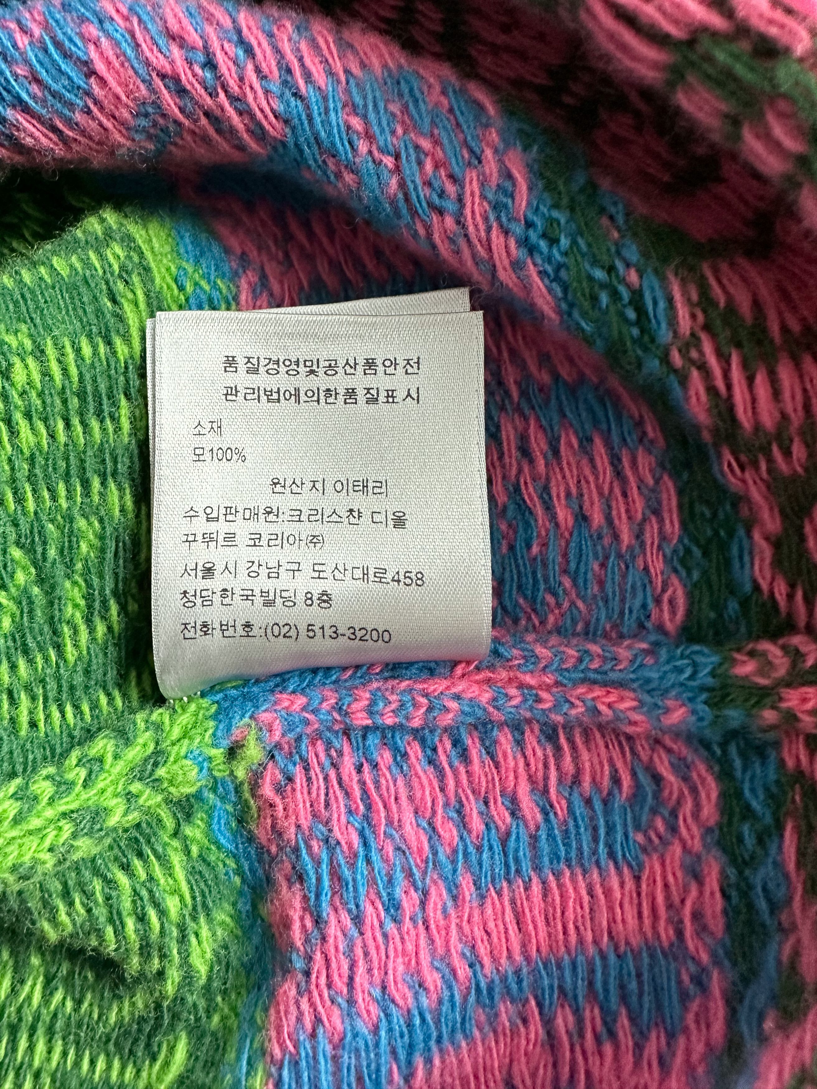 Dior Dior Stussy Multicolor Wool Sweater Size US L / EU 52-54 / 3 - 6 Thumbnail