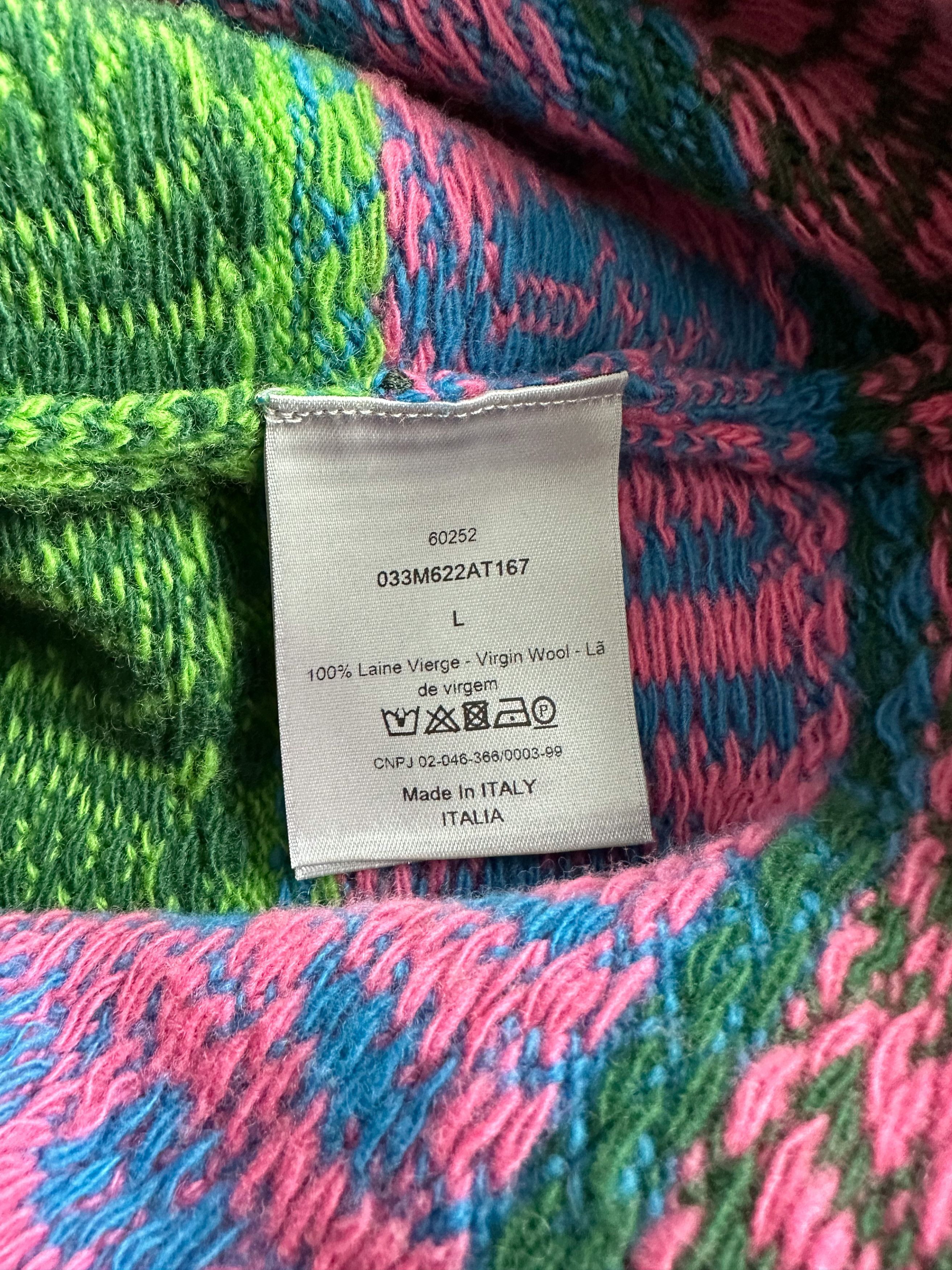 Dior Dior Stussy Multicolor Wool Sweater Size US L / EU 52-54 / 3 - 4 Thumbnail