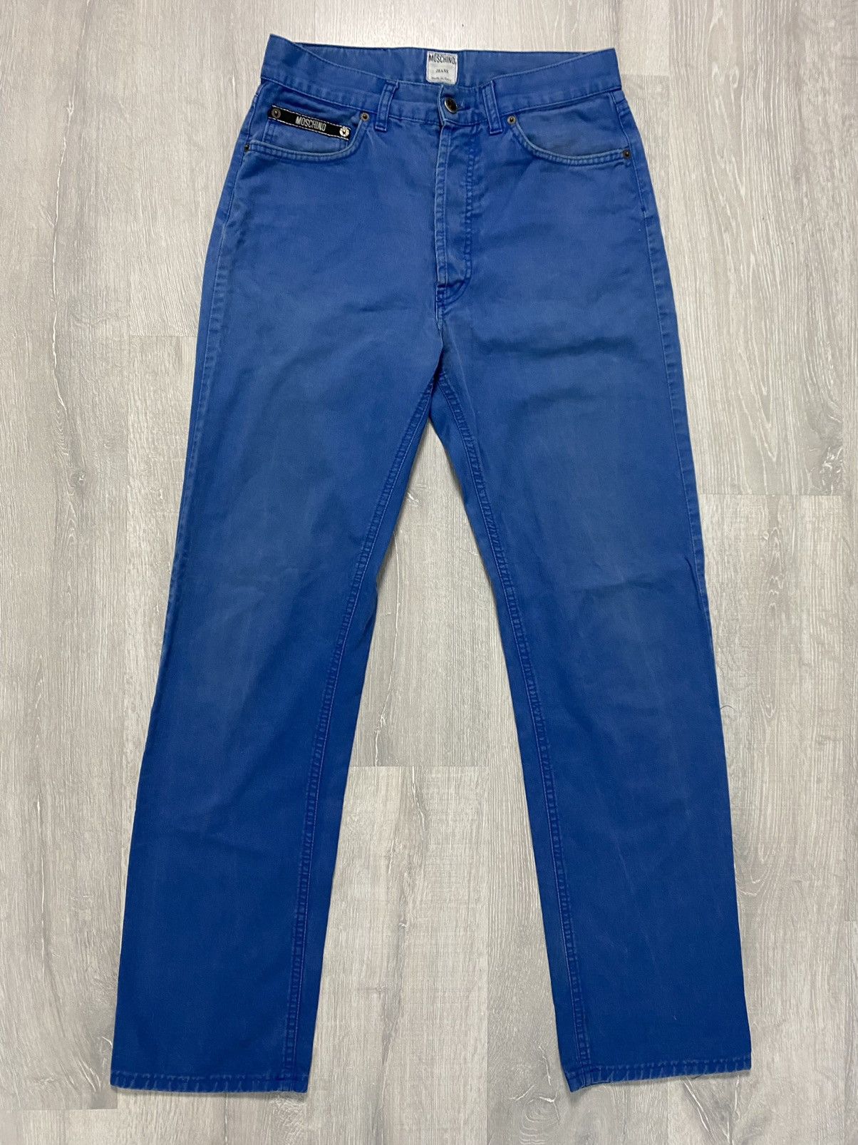 Designer × Moschino × Vintage Moschino jeans vintage blue denim pants Size US 30 / EU 46 - 4 Thumbnail
