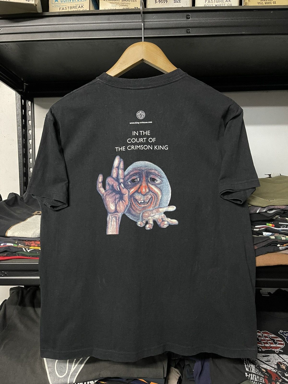Band Tees Vintage The Crimson King Band Promo Tees Faded Size US L / EU 52-54 / 3 - 6 Thumbnail
