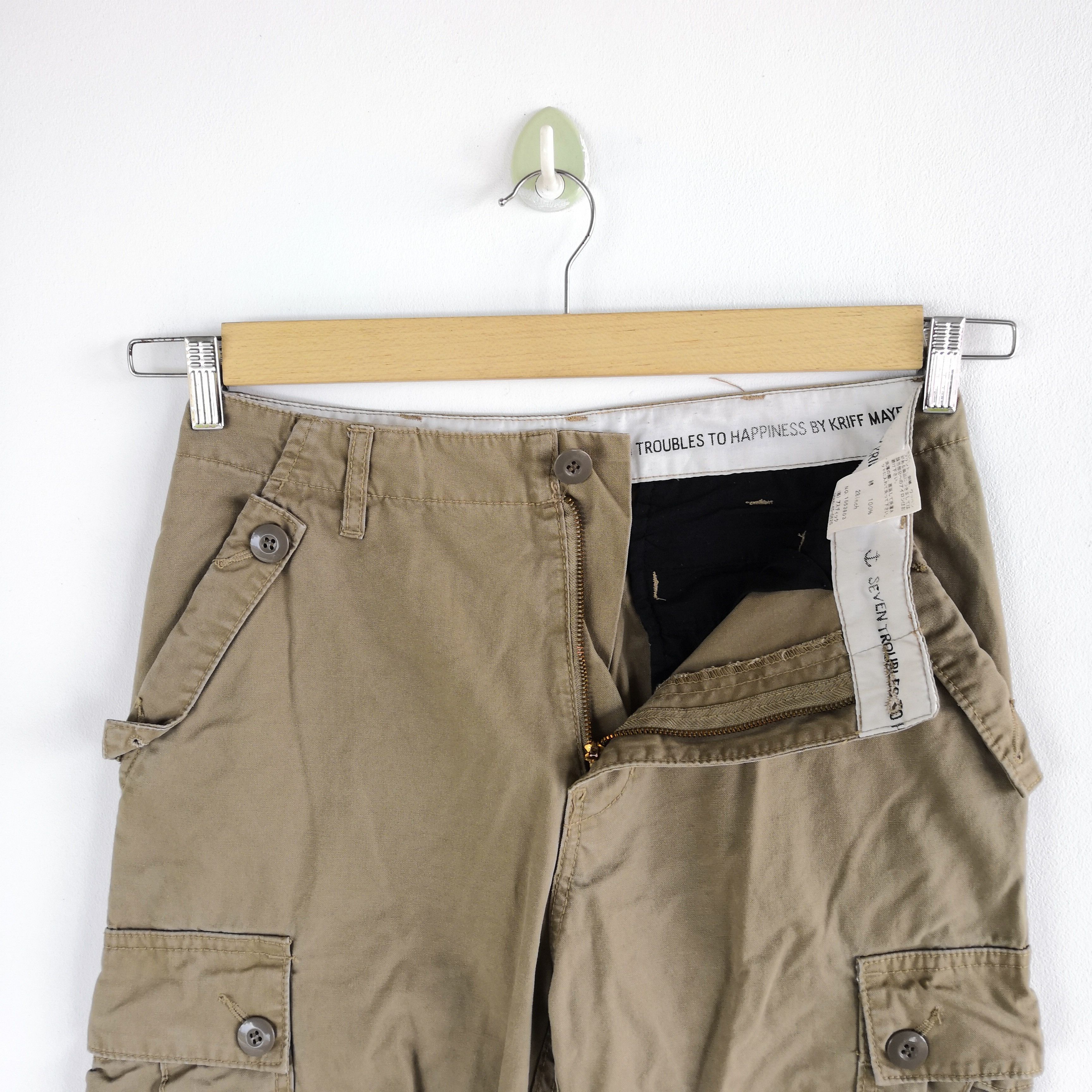 Japanese Brand × Vintage Kriff Mayer Cargo Pants Multi Pocket Bondage Trousers Size 28" / US 6 / IT 42 - 7 Thumbnail