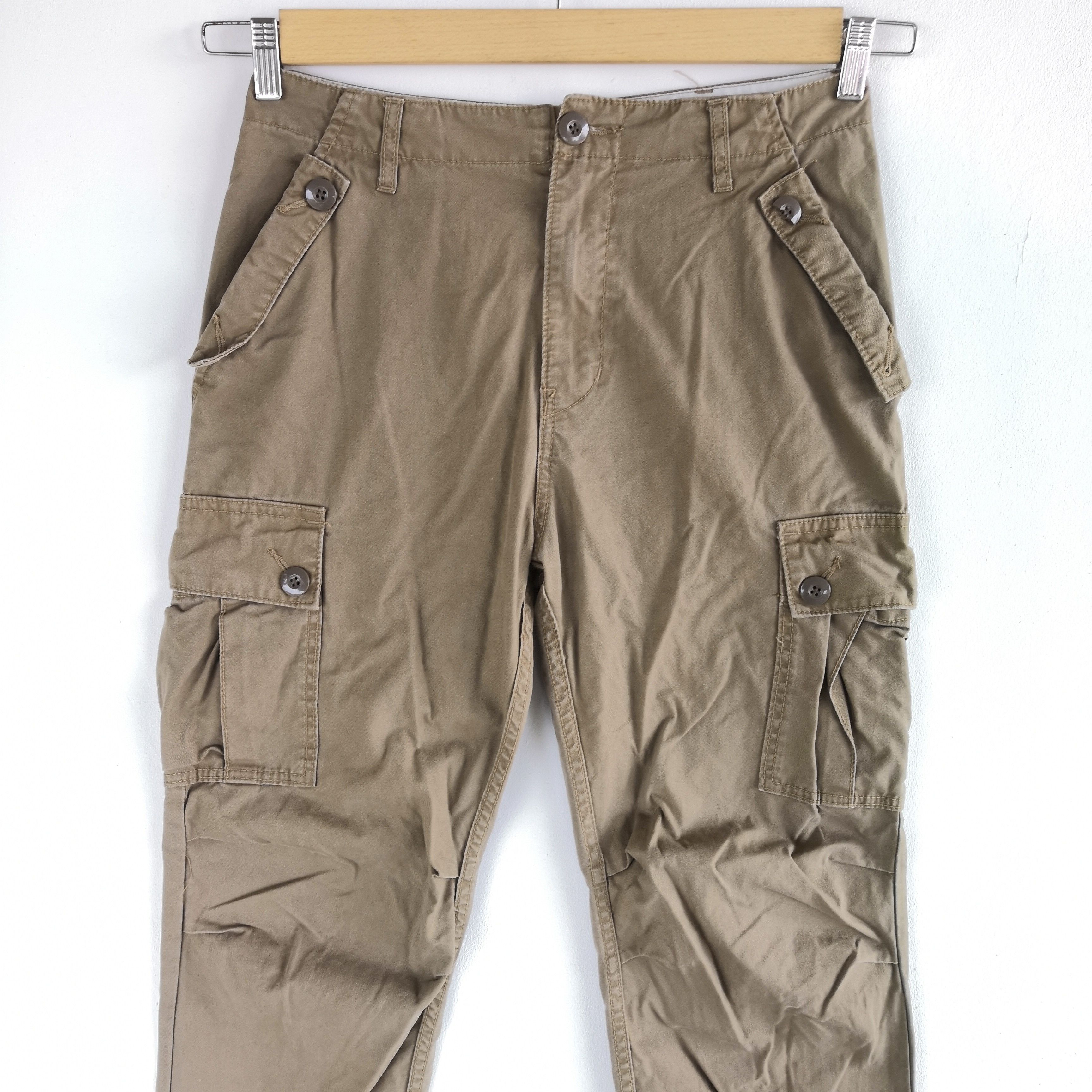 Japanese Brand × Vintage Kriff Mayer Cargo Pants Multi Pocket Bondage Trousers Size 28" / US 6 / IT 42 - 3 Thumbnail