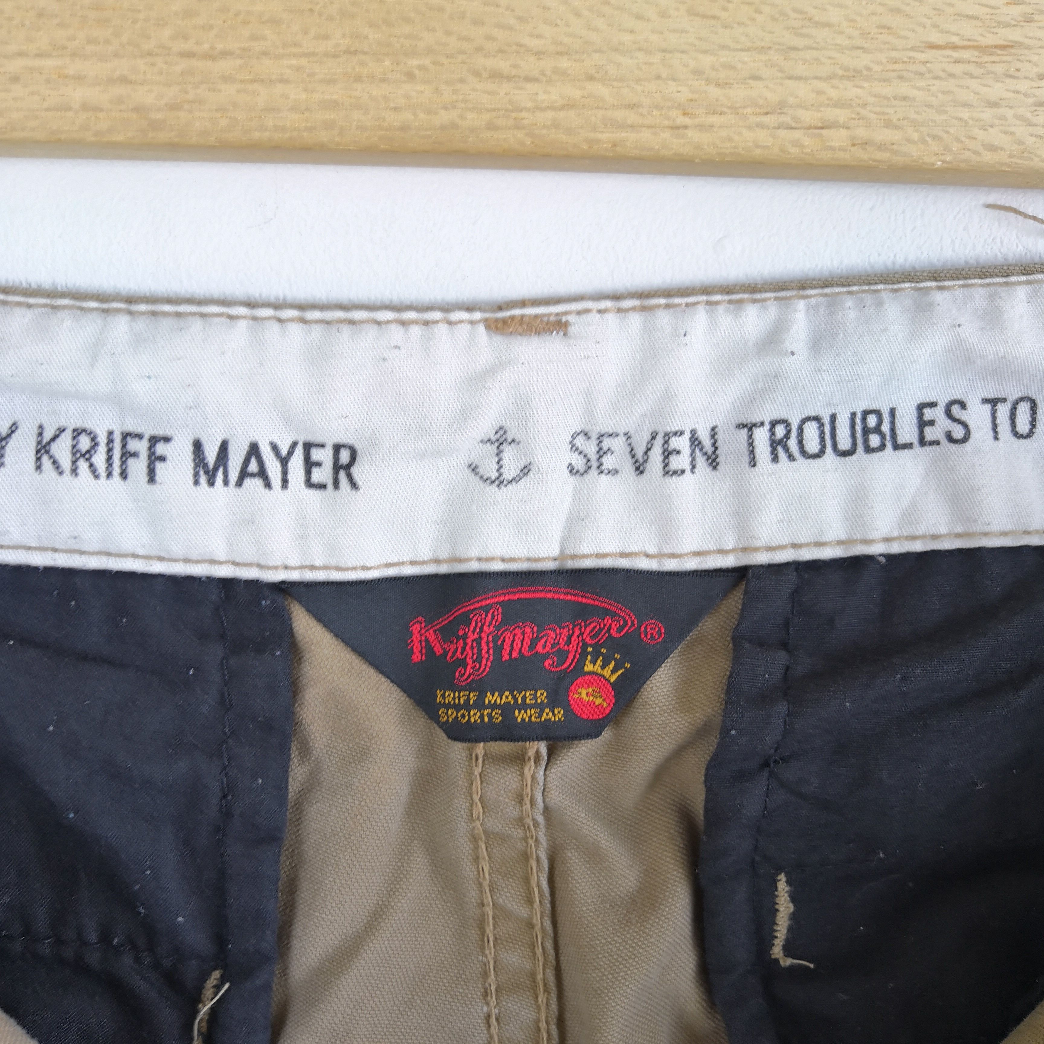 Japanese Brand × Vintage Kriff Mayer Cargo Pants Multi Pocket Bondage Trousers Size 28" / US 6 / IT 42 - 8 Thumbnail