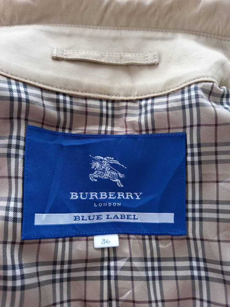 Burberry × Vintage Vintage Burberry Blue Label Trenchcoat Size US S / EU 44-46 / 1 - 16 Thumbnail