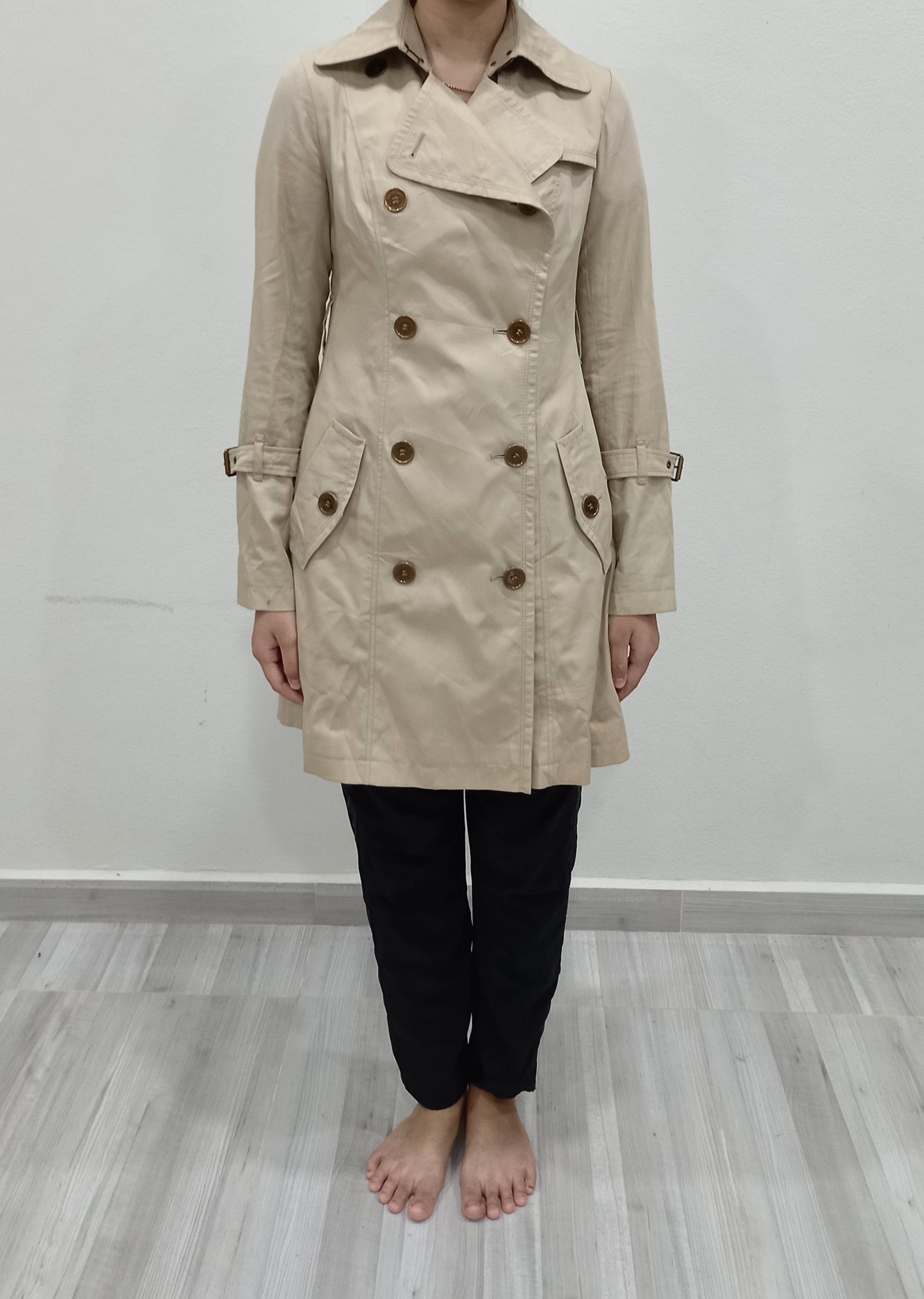 Burberry × Vintage Vintage Burberry Blue Label Trenchcoat Size US S / EU 44-46 / 1 - 19 Thumbnail