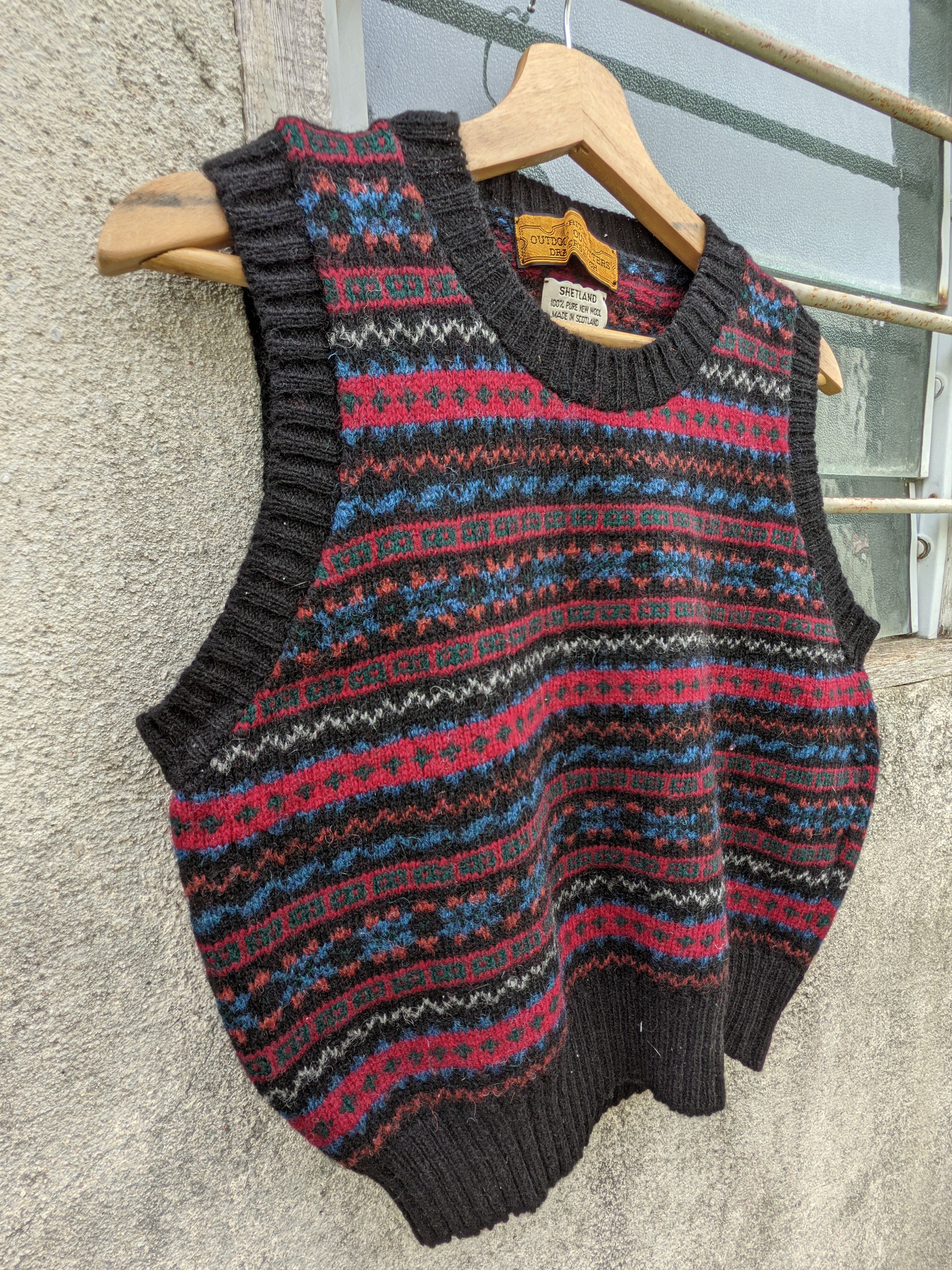 Bench Vintage Bench Shetland Wool Knitted Vest Size US S / EU 44-46 / 1 - 3 Thumbnail