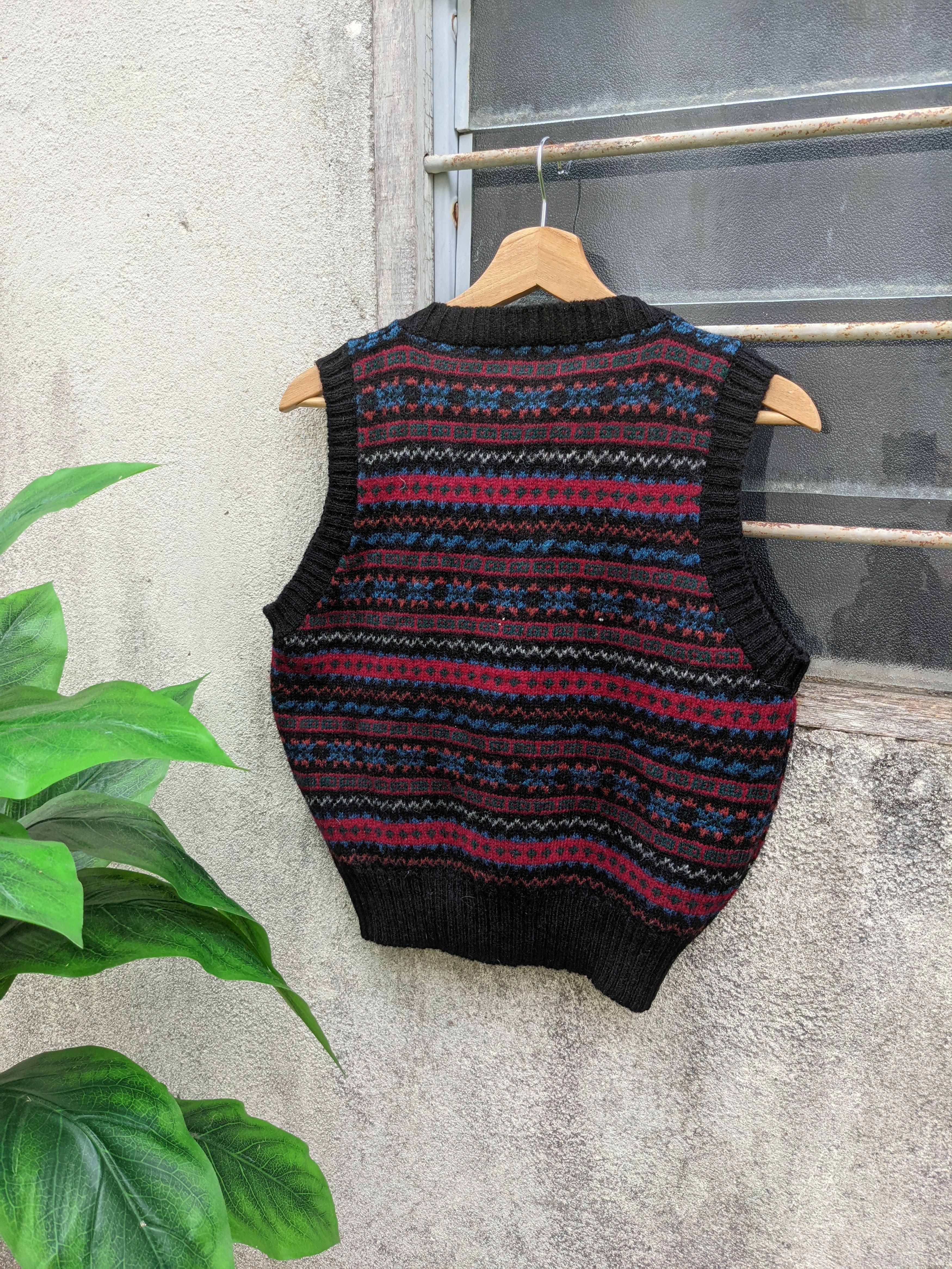 Bench Vintage Bench Shetland Wool Knitted Vest Size US S / EU 44-46 / 1 - 2 Thumbnail