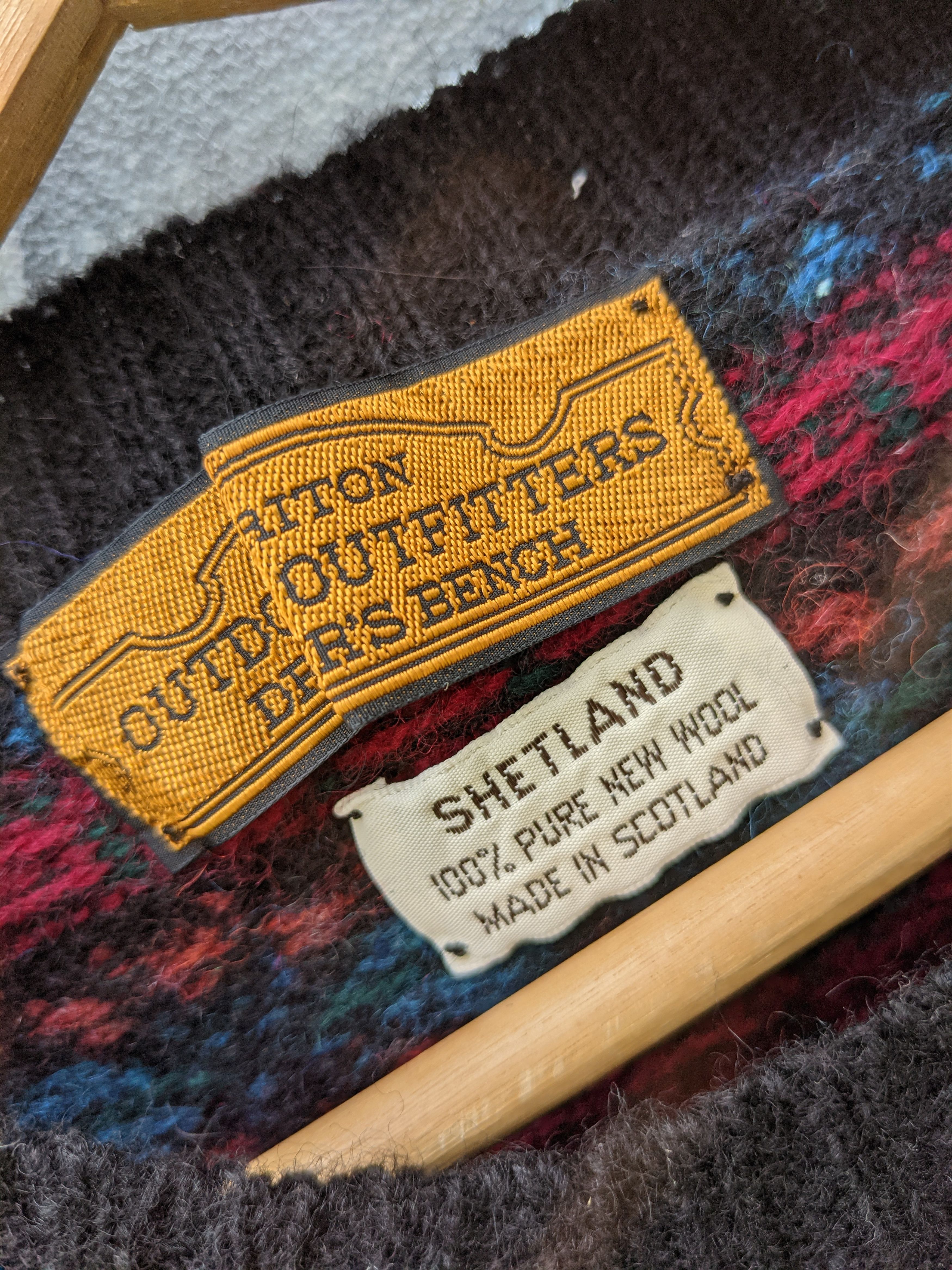 Bench Vintage Bench Shetland Wool Knitted Vest Size US S / EU 44-46 / 1 - 6 Thumbnail