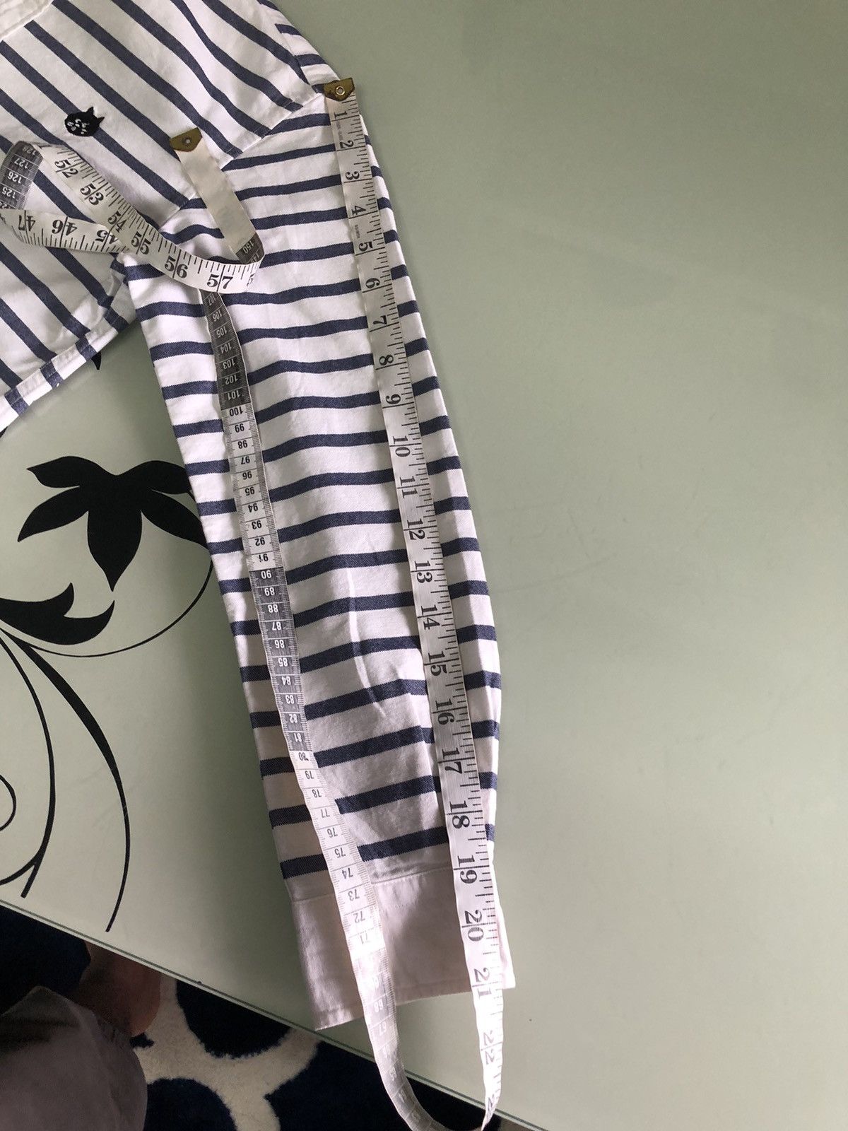 Issey Miyake Vintage Issey Miyake Ne-net Stripe Button Up Shirt Size S / US 4 / IT 40 - 22 Thumbnail
