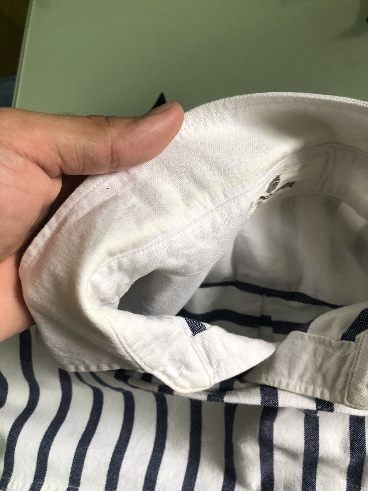 Issey Miyake Vintage Issey Miyake Ne-net Stripe Button Up Shirt Size S / US 4 / IT 40 - 18 Thumbnail