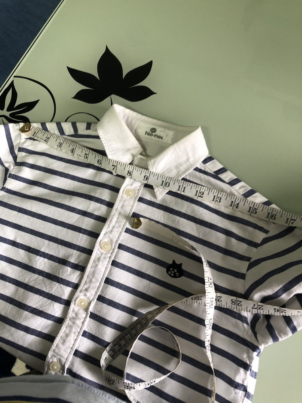 Issey Miyake Vintage Issey Miyake Ne-net Stripe Button Up Shirt Size S / US 4 / IT 40 - 21 Thumbnail