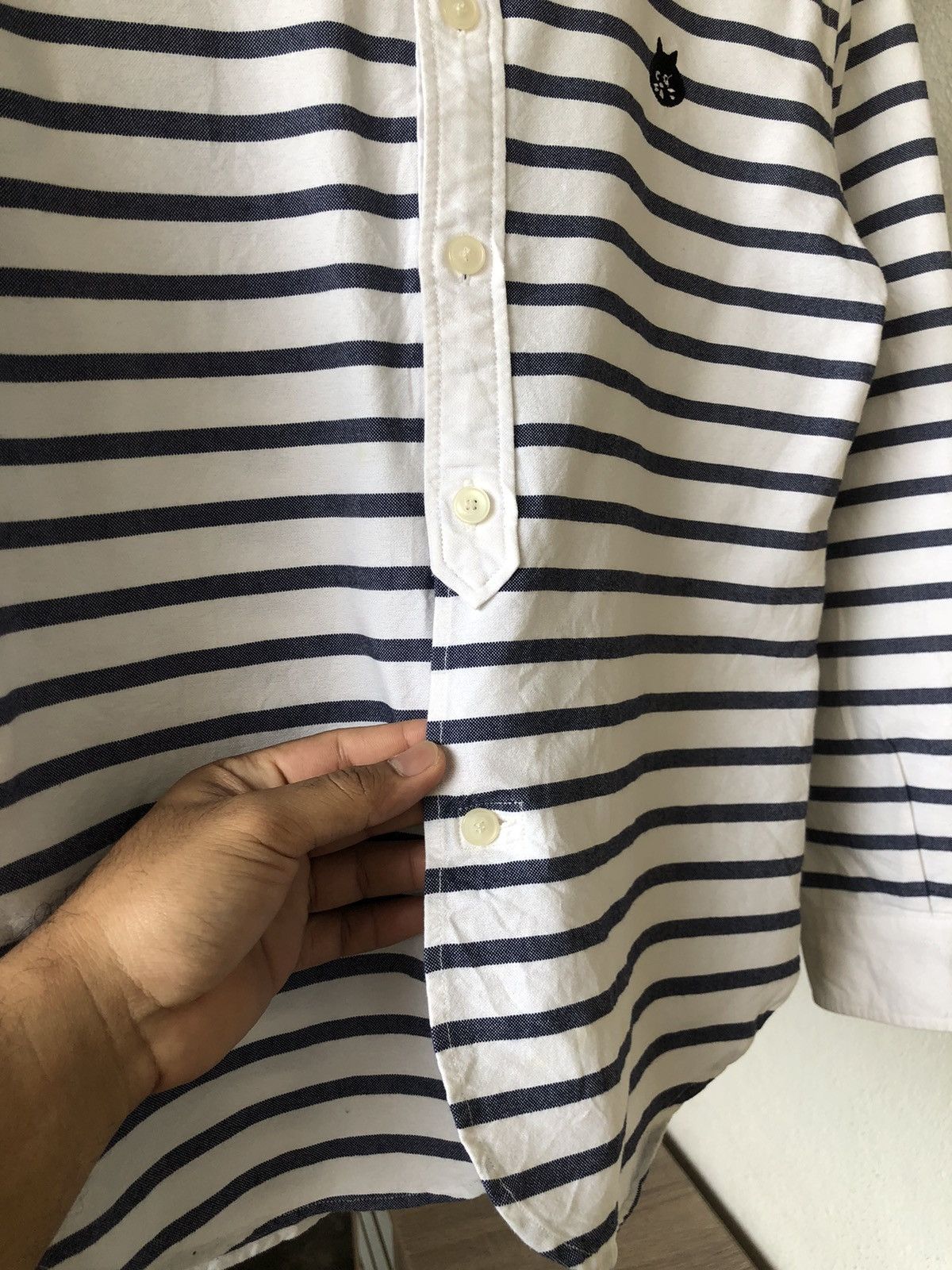 Issey Miyake Vintage Issey Miyake Ne-net Stripe Button Up Shirt Size S / US 4 / IT 40 - 17 Thumbnail