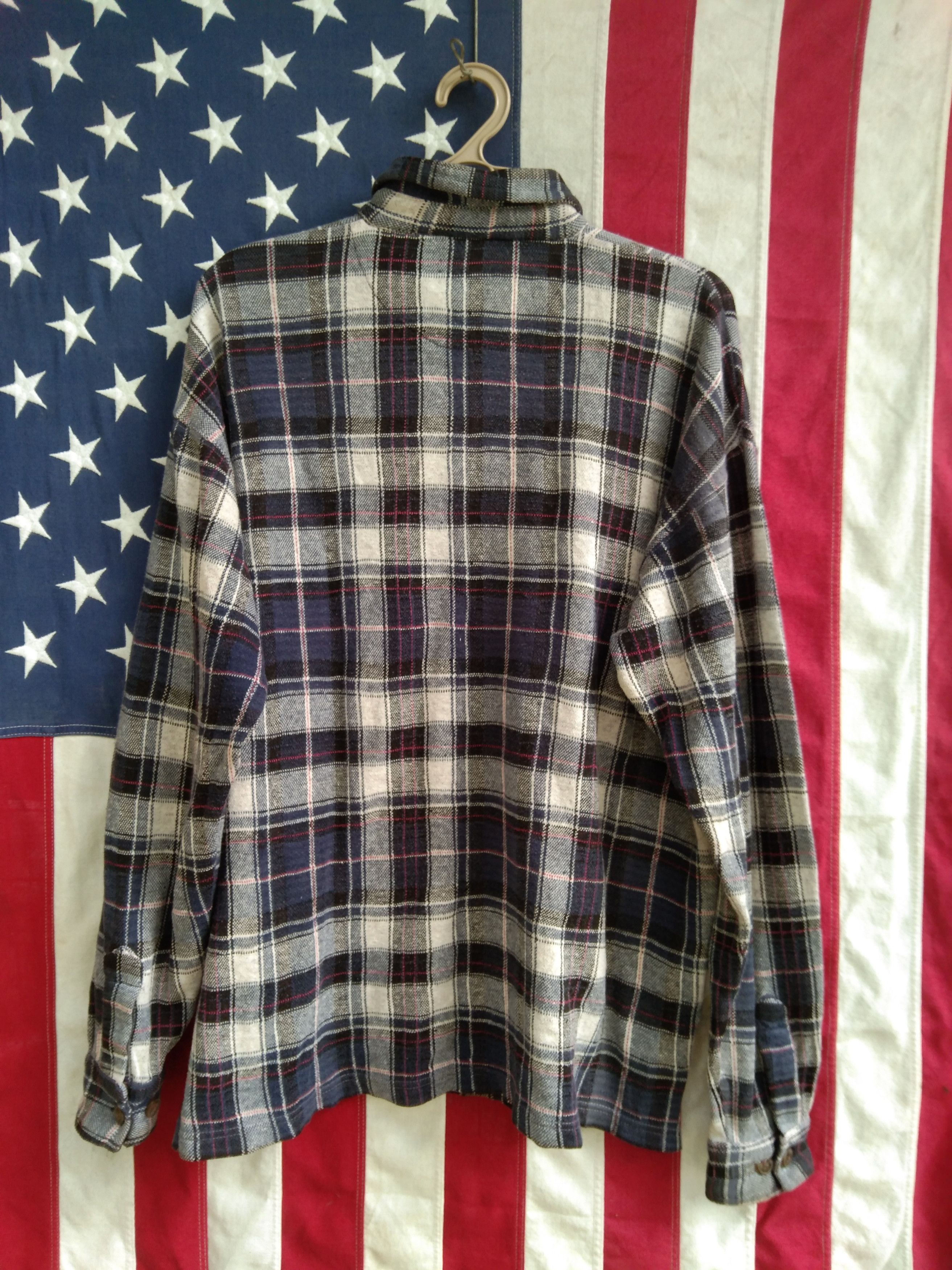 Other VINTAGE J.RIGGINGS PLAID POLO TEE LONG SLEEVE Size US L / EU 52-54 / 3 - 2 Thumbnail