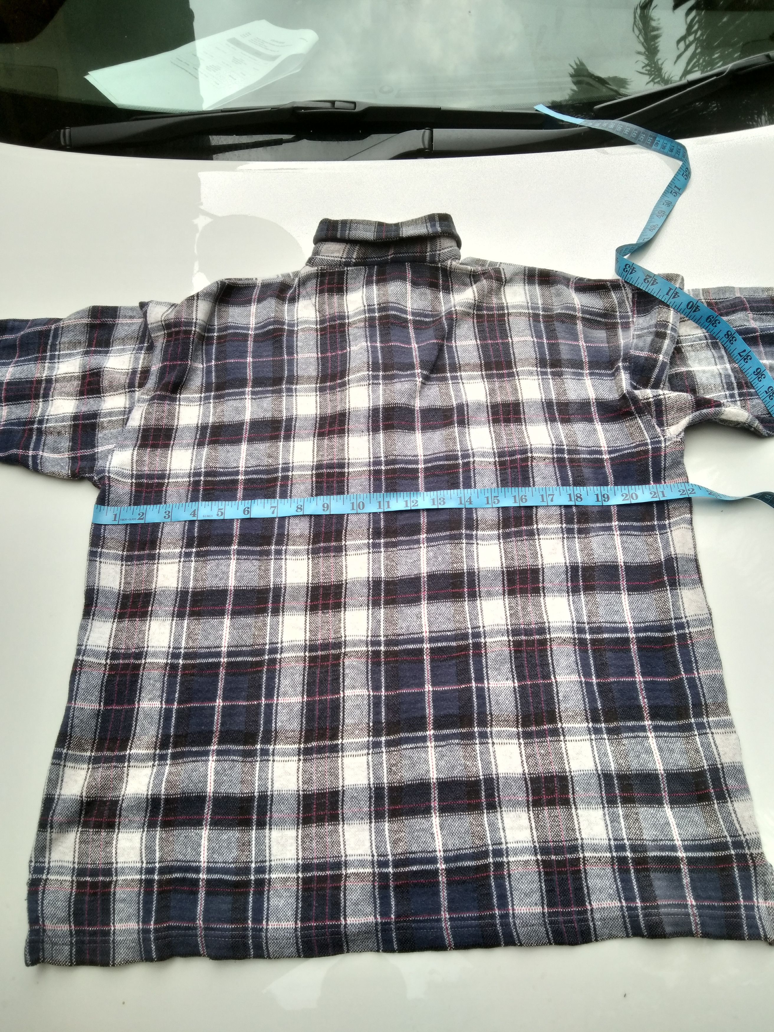 Other VINTAGE J.RIGGINGS PLAID POLO TEE LONG SLEEVE Size US L / EU 52-54 / 3 - 8 Thumbnail