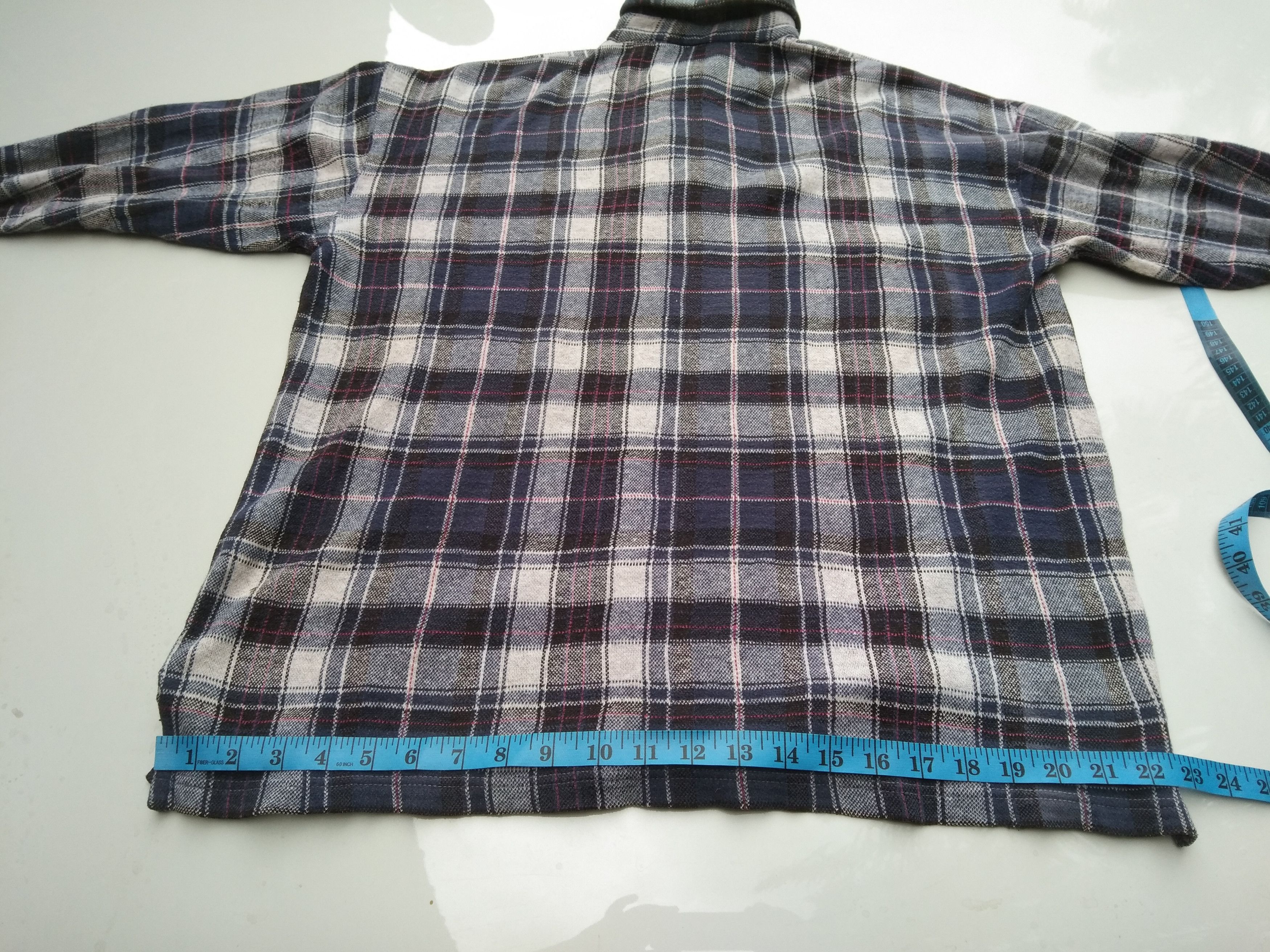 Other VINTAGE J.RIGGINGS PLAID POLO TEE LONG SLEEVE Size US L / EU 52-54 / 3 - 11 Thumbnail