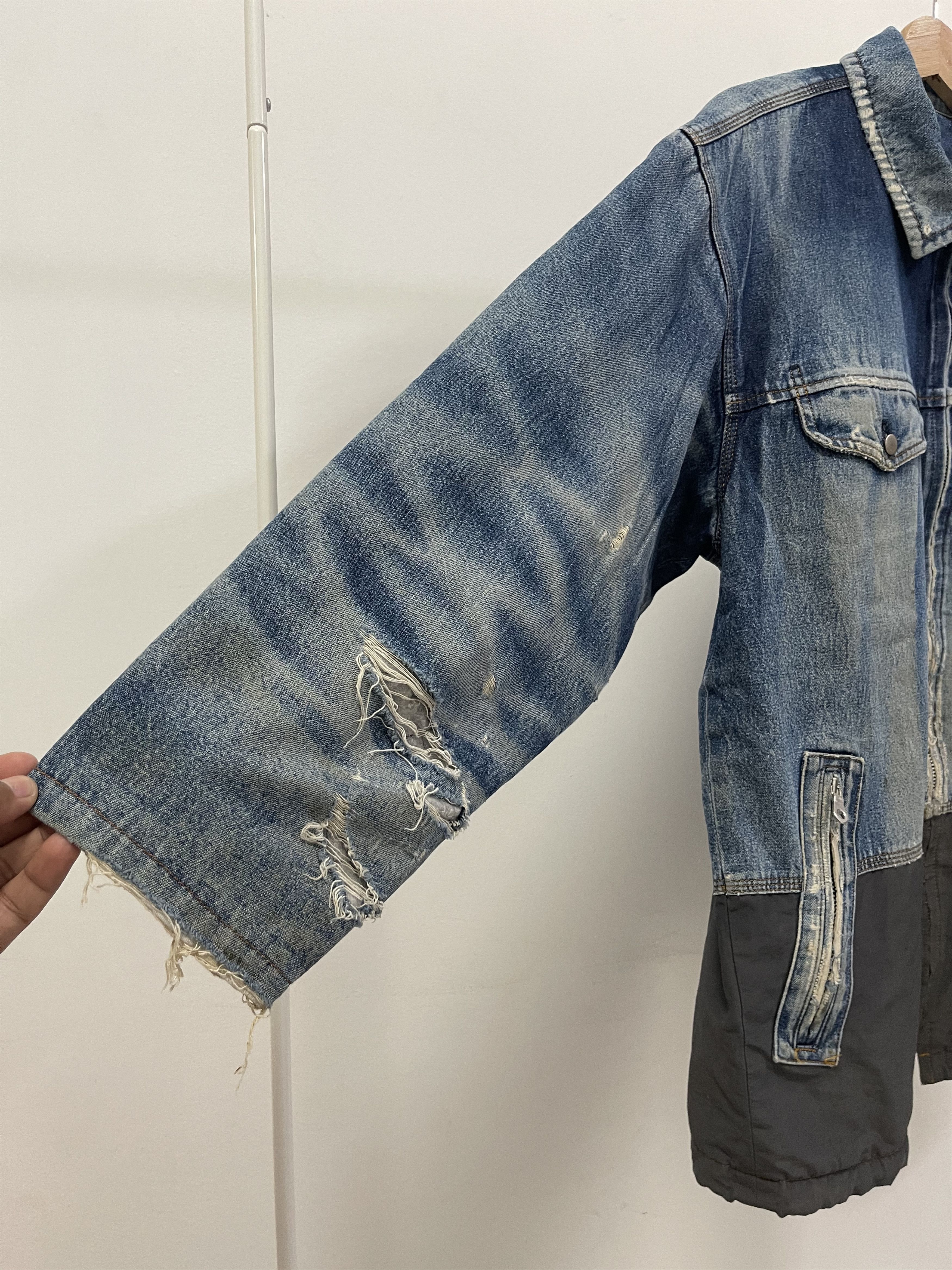 Japanese Brand × Vintage Vintage Piaa Sport Quilted Lined Denim Jacket Size US S / EU 44-46 / 1 - 6 Thumbnail