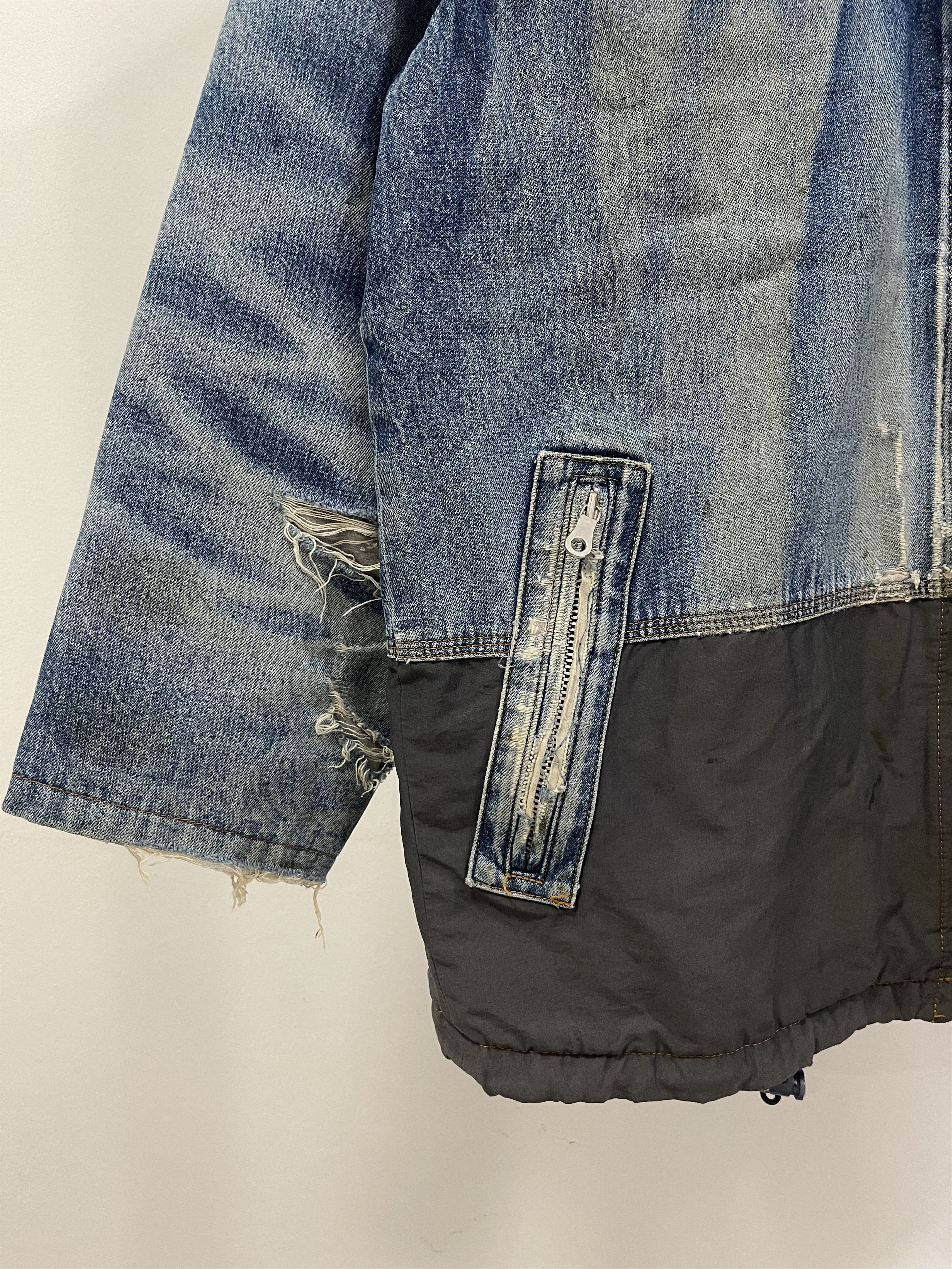 Japanese Brand × Vintage Vintage Piaa Sport Quilted Lined Denim Jacket Size US S / EU 44-46 / 1 - 4 Thumbnail