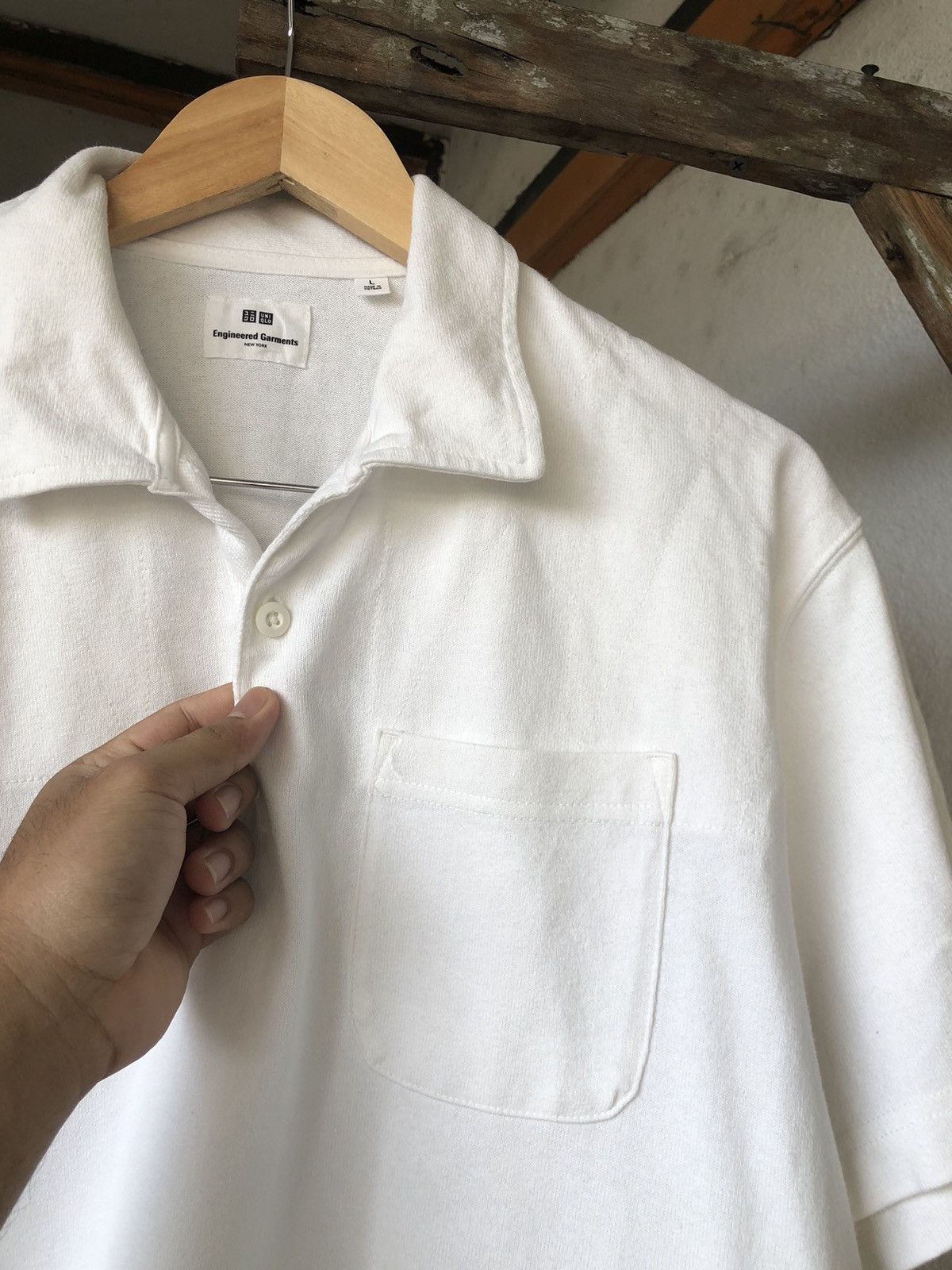 Engineered Garments Engineered Garments x Uniqlo Minimalist Polo Rugby Shirt Size US L / EU 52-54 / 3 - 9 Thumbnail