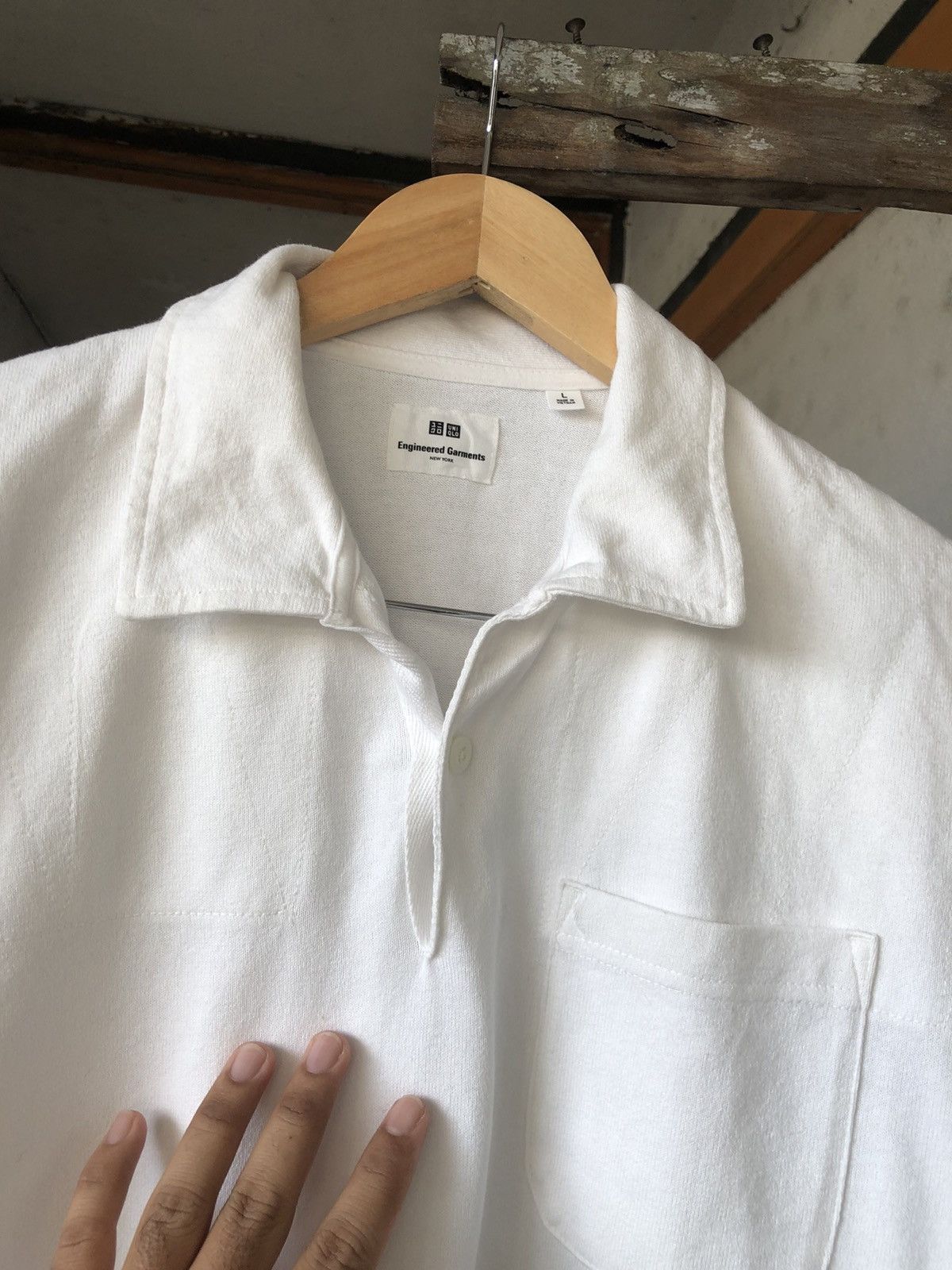 Engineered Garments Engineered Garments x Uniqlo Minimalist Polo Rugby Shirt Size US L / EU 52-54 / 3 - 12 Thumbnail